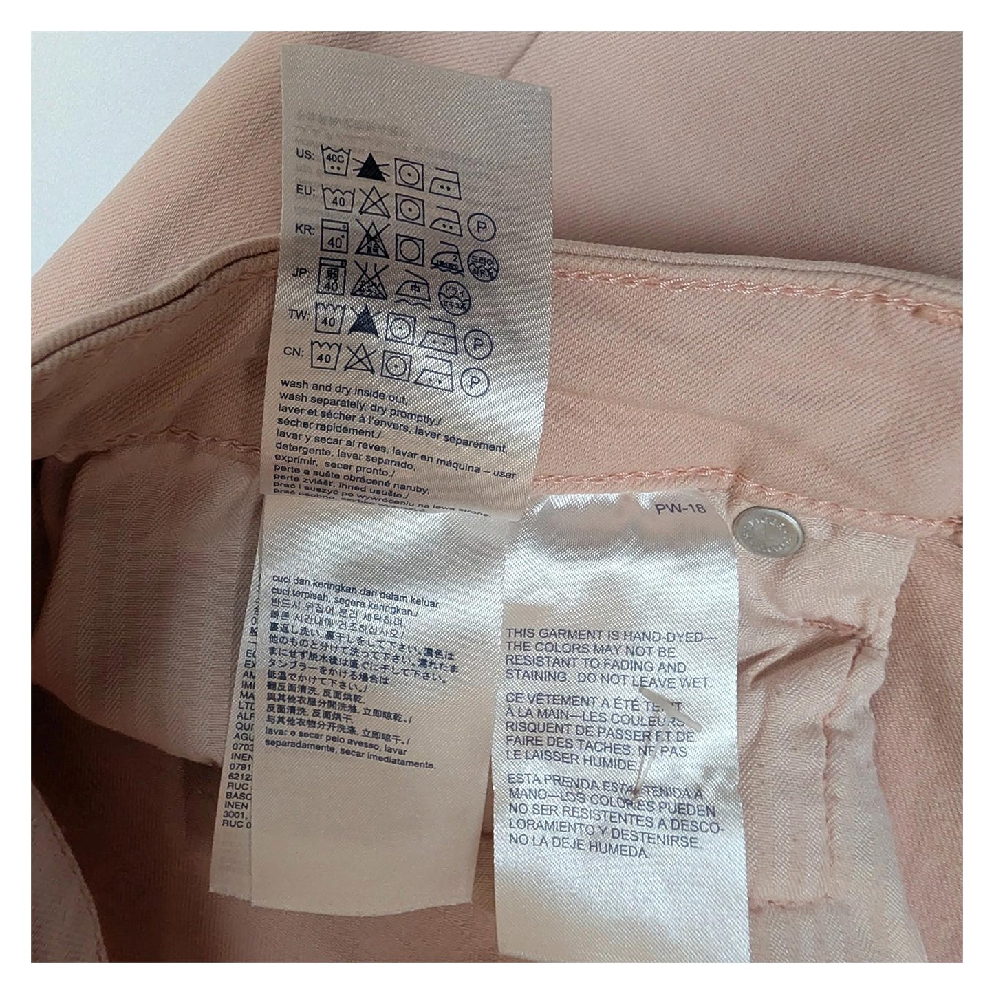 Tommy Hilfiger Pink Skinny Trousers Women's Size US 4 UK 8 Stretch Cotton Jeans by Tommy Hilfiger – | RewearableUK