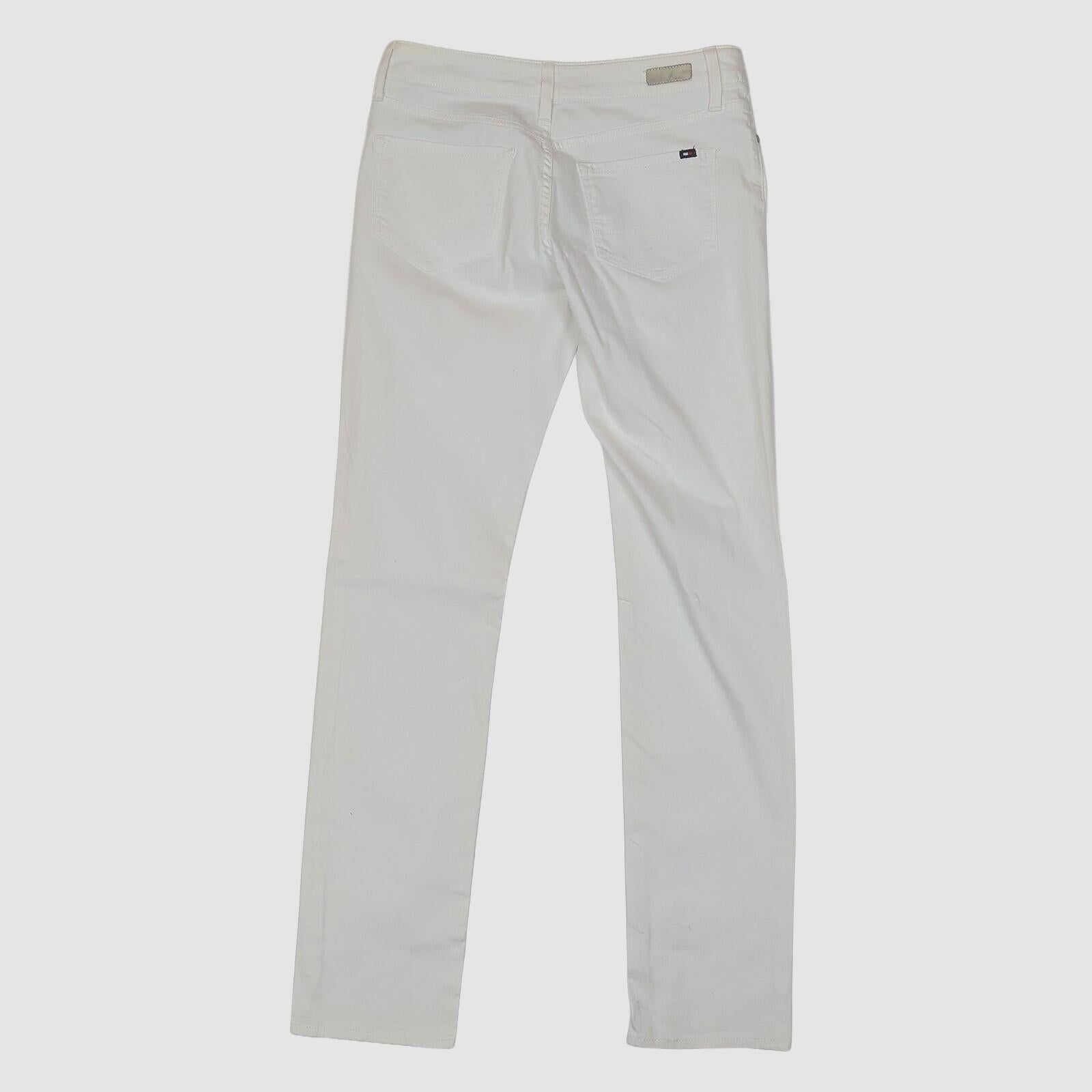 tommy hilfiger rome regular fit womens white denim jeans size w28 l32 casual by Tommy Hilfiger – JEANS | RewearableUK
