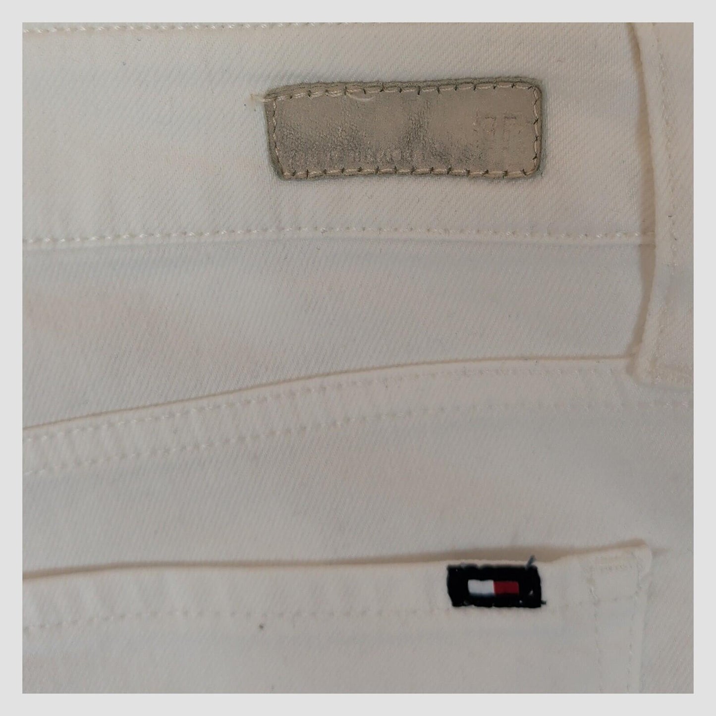 tommy hilfiger rome regular fit womens white denim jeans size w28 l32 casual by Tommy Hilfiger – JEANS | RewearableUK