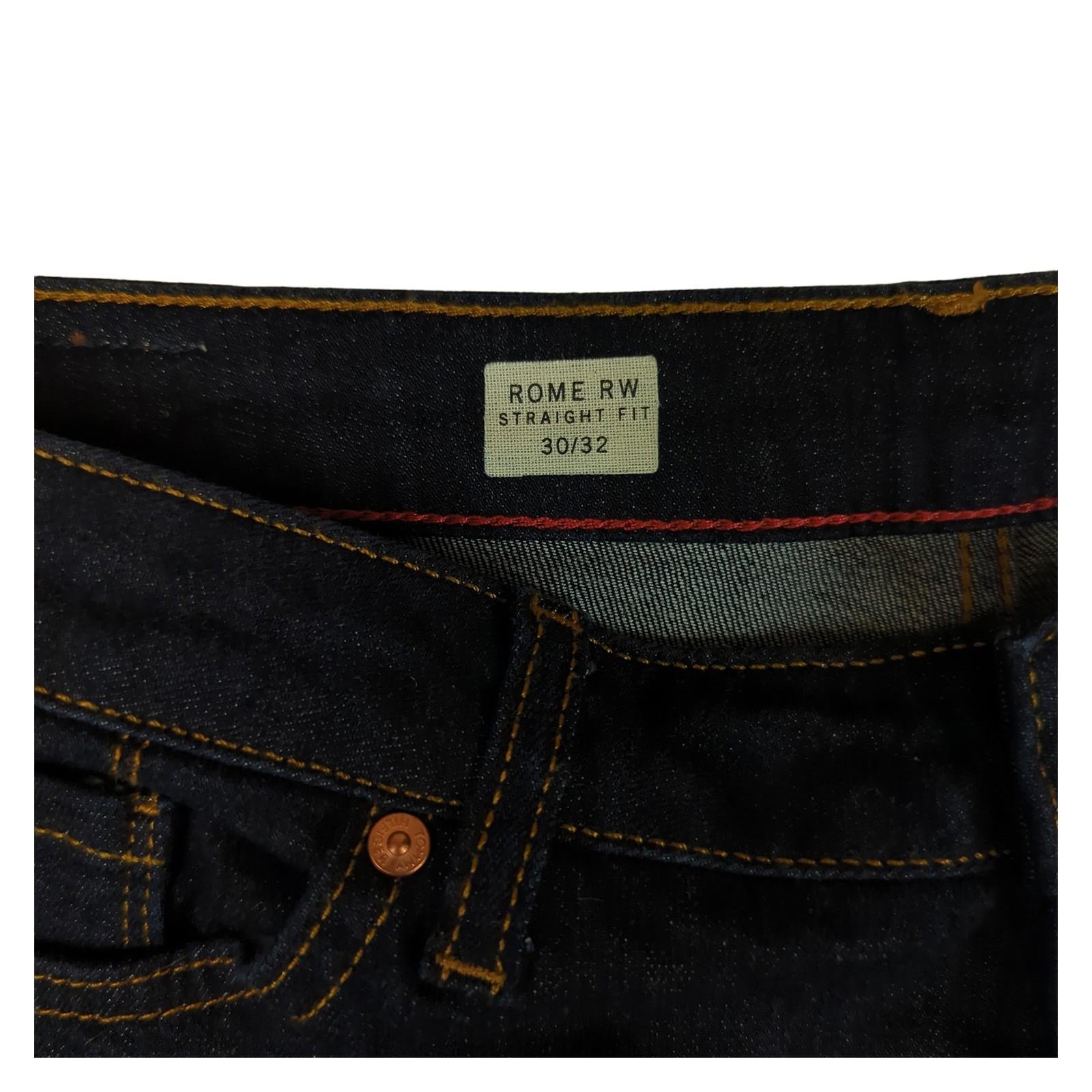 Tommy Hilfiger Tommy Hilfiger Rome RW Straight Fit Jeans Dark Blue W30 L32 Denim JEANS RewearableUK