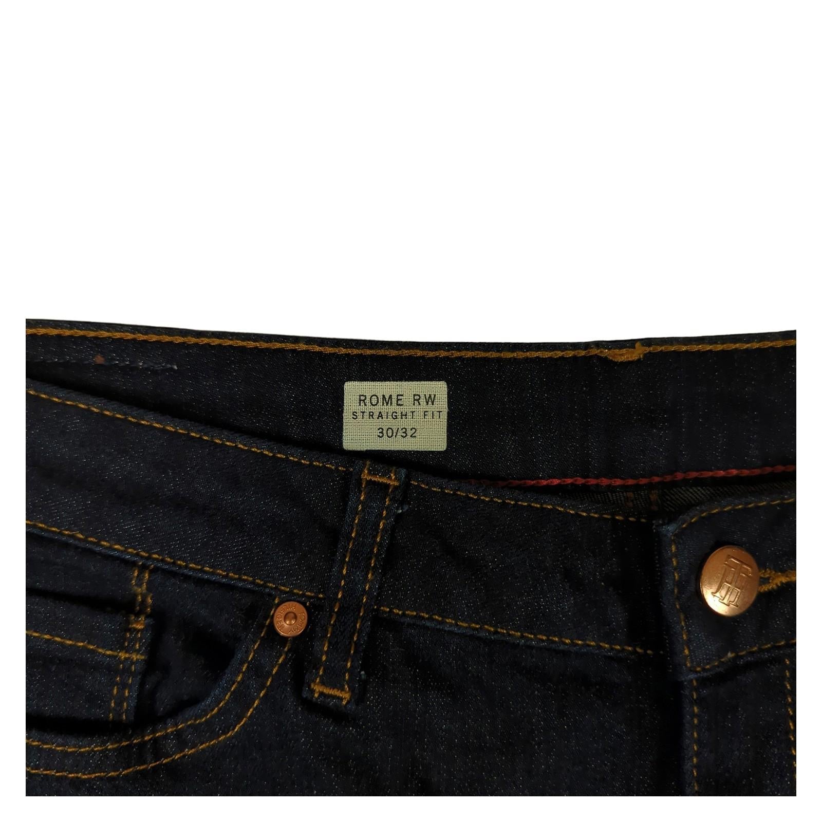 Tommy Hilfiger Tommy Hilfiger Rome RW Straight Fit Jeans Dark Blue W30 L32 Denim JEANS RewearableUK