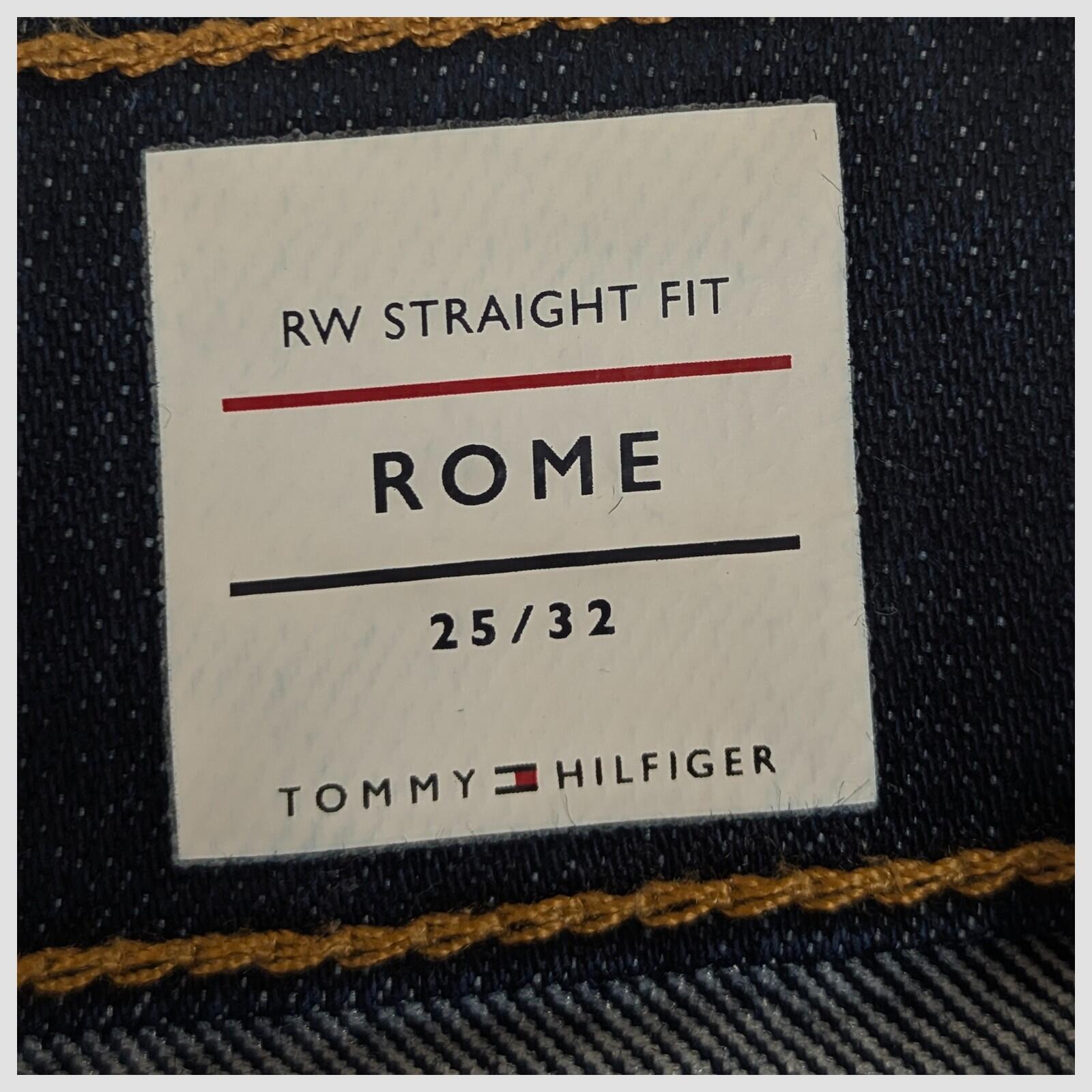 tommy hilfiger rome womens dark blue wash straight fit denim jeans size 25 32 by Tommy Hilfiger – JEANS | RewearableUK