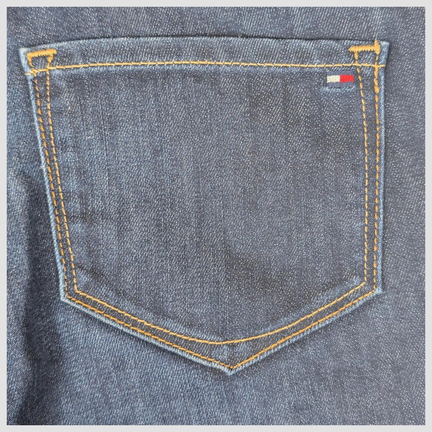 tommy hilfiger rome womens dark blue wash straight fit denim jeans size 25 32 by Tommy Hilfiger – JEANS | RewearableUK
