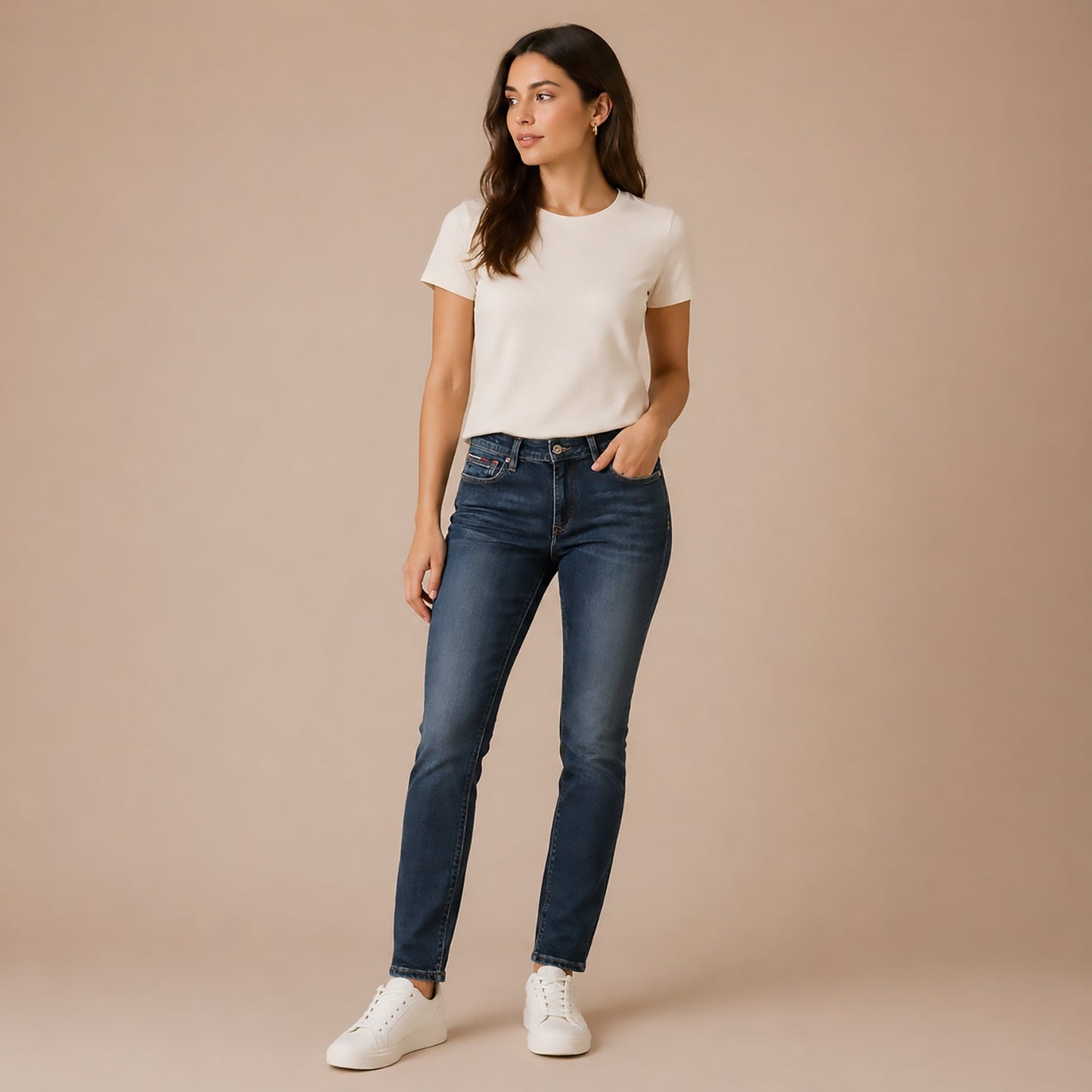 Tommy Hilfiger Santana Skinny Jeans Blue High Rise W30 L32 Womens by Tommy Hilfiger – JEANS | RewearableUK