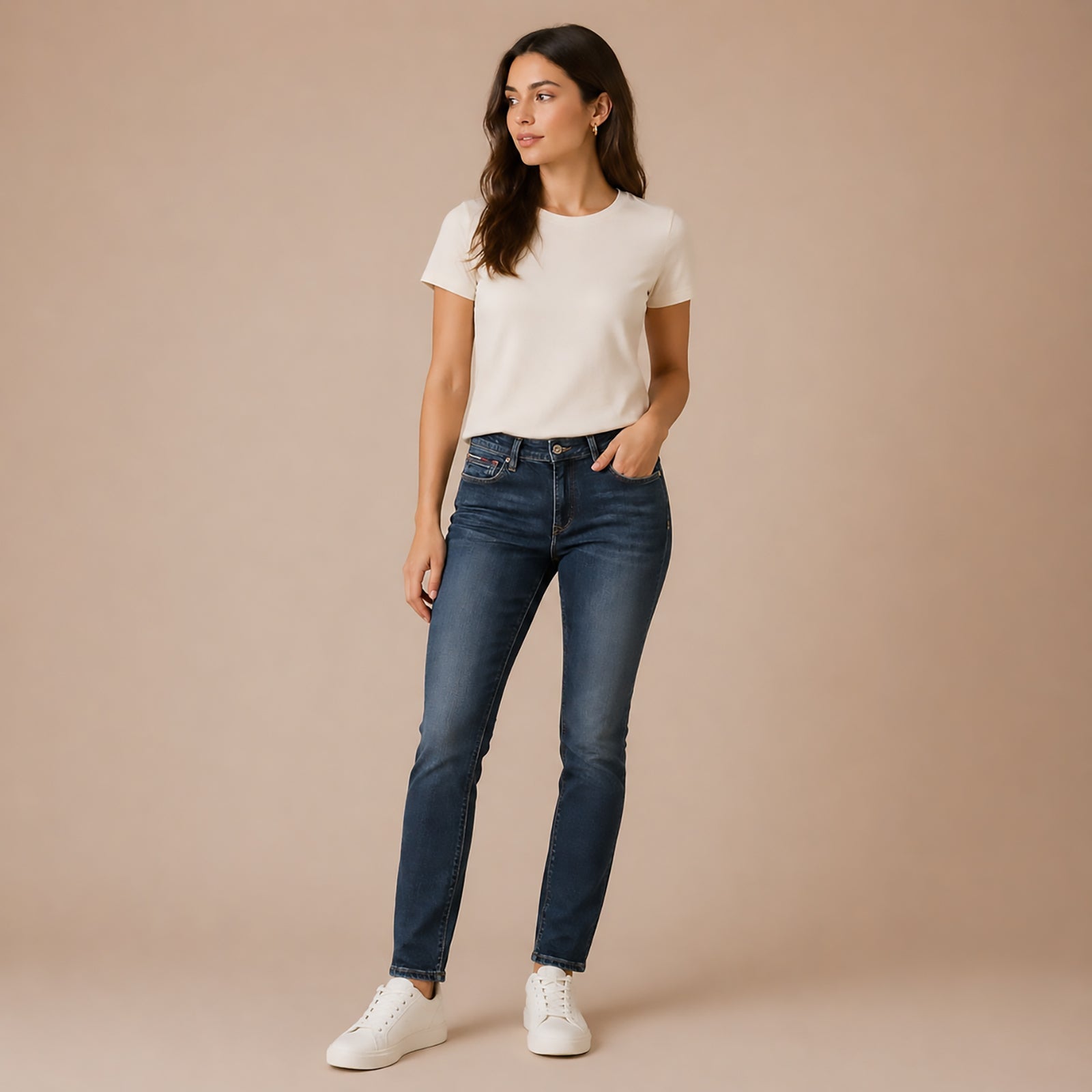Tommy Hilfiger Santana Skinny Jeans Blue High Rise W30 L32 Womens by Tommy Hilfiger – JEANS | RewearableUK