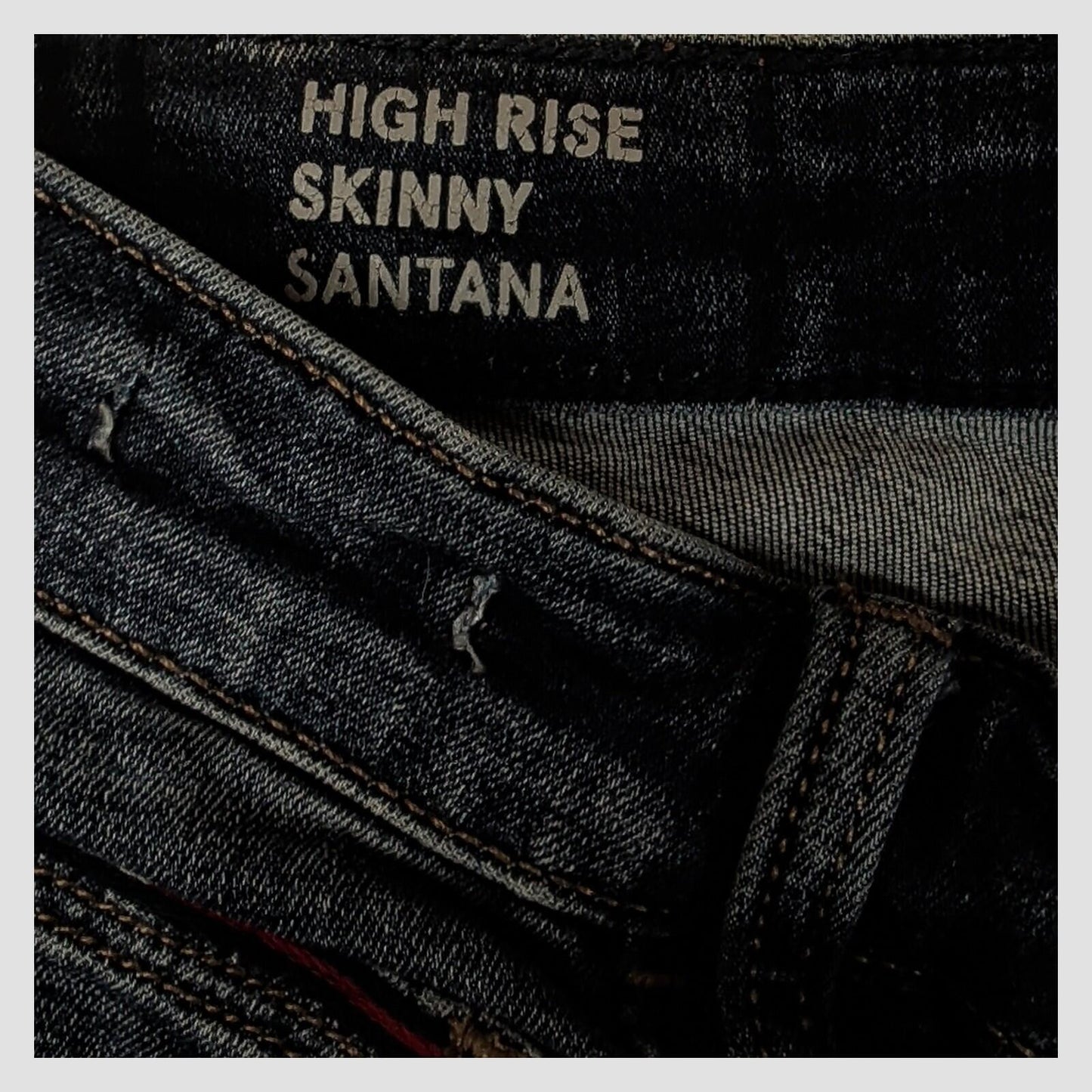 Tommy Hilfiger Santana Skinny Jeans Blue High Rise W30 L32 Womens by Tommy Hilfiger – JEANS | RewearableUK