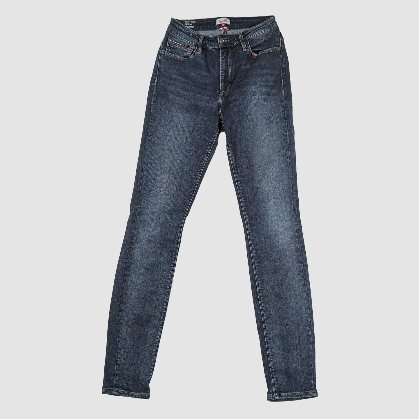 Tommy Hilfiger Santana Skinny Jeans Blue High Rise W30 L32 Womens by Tommy Hilfiger – JEANS | RewearableUK