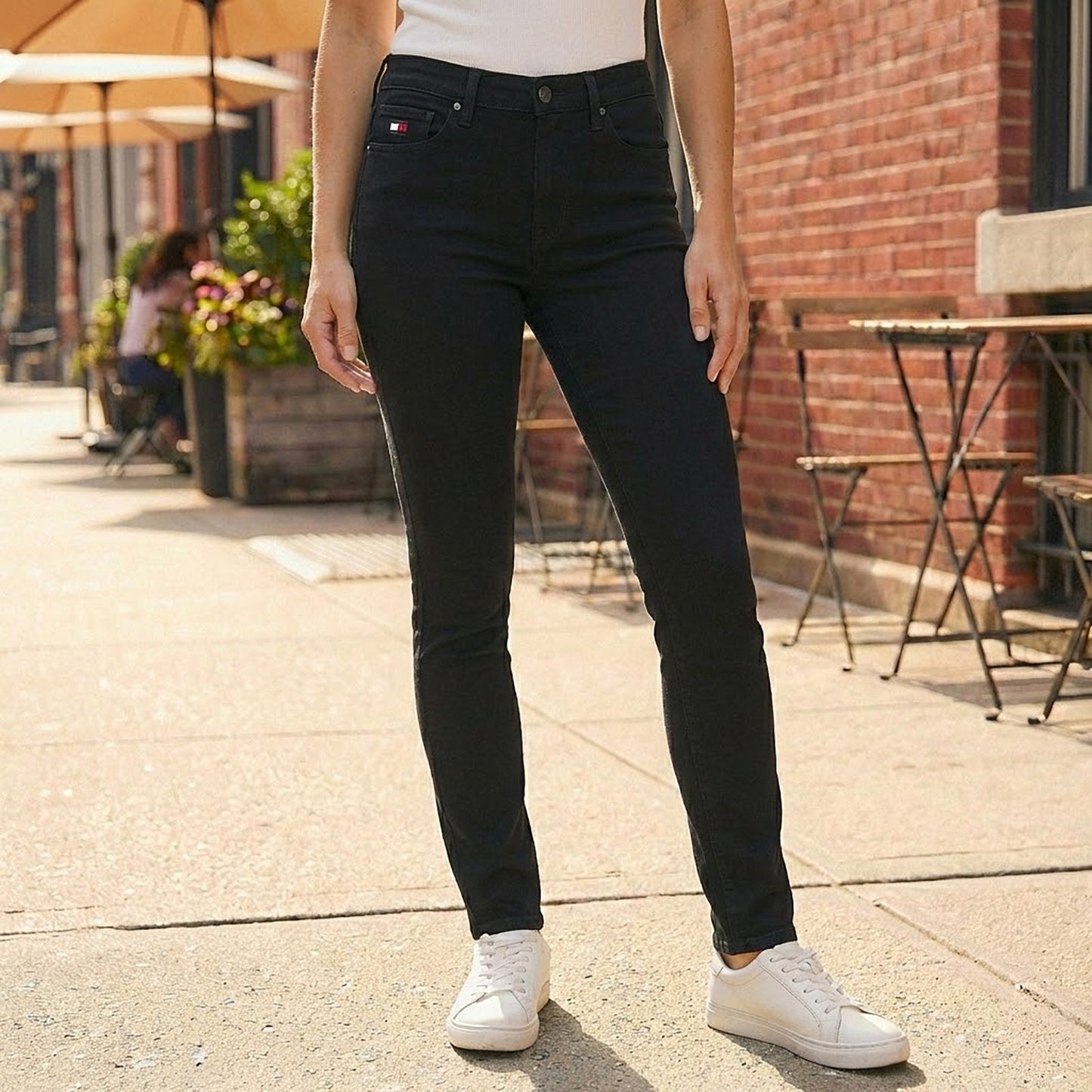 Tommy Hilfiger Skinny Jeans Black | Women's W30 L30 by Tommy Hilfiger – JEANS | RewearableUK