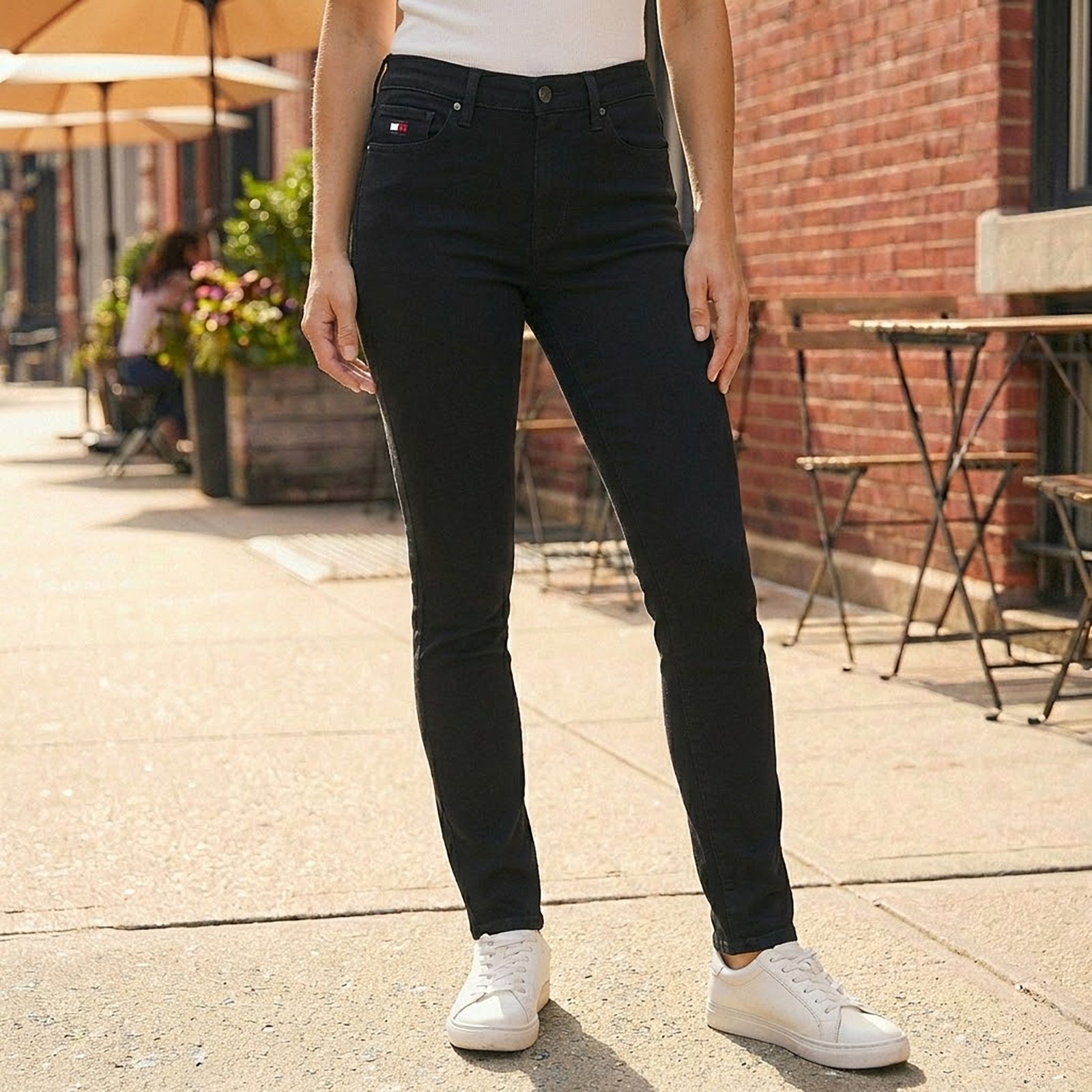 Tommy Hilfiger Skinny Jeans Black | Women's W30 L30 by Tommy Hilfiger – JEANS | RewearableUK