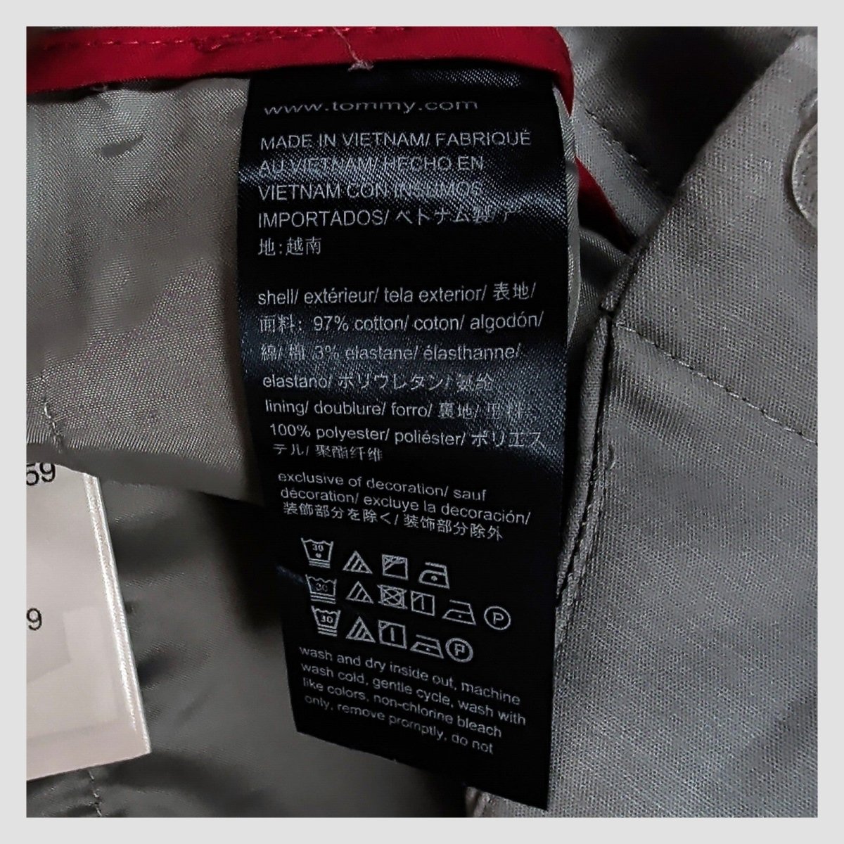 Tommy Hilfiger Skinny Trousers UK 4 Grey – product photo 4 | RewearableUK