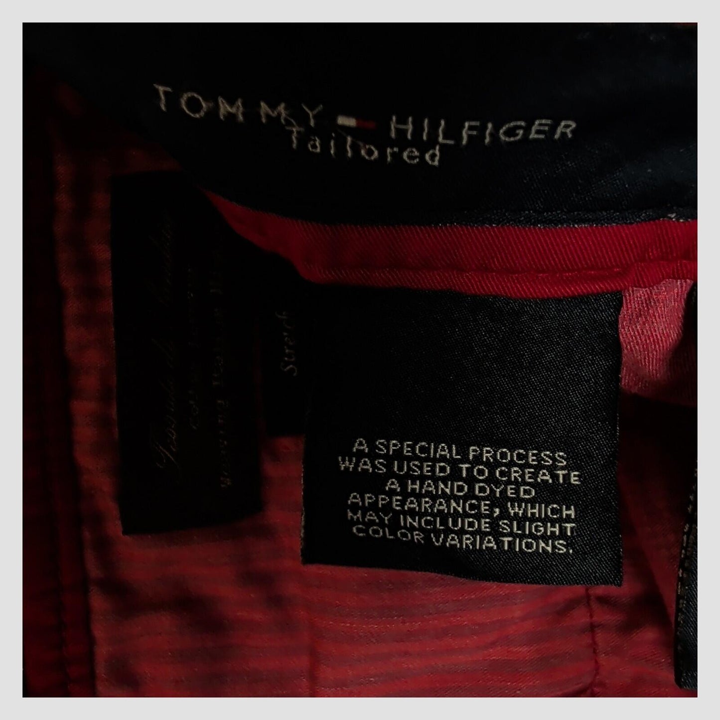Tommy Hilfiger Tailored Red Chino Trousers Mens EU46 Slim Fit by Tommy Hilfiger – chino | RewearableUK
