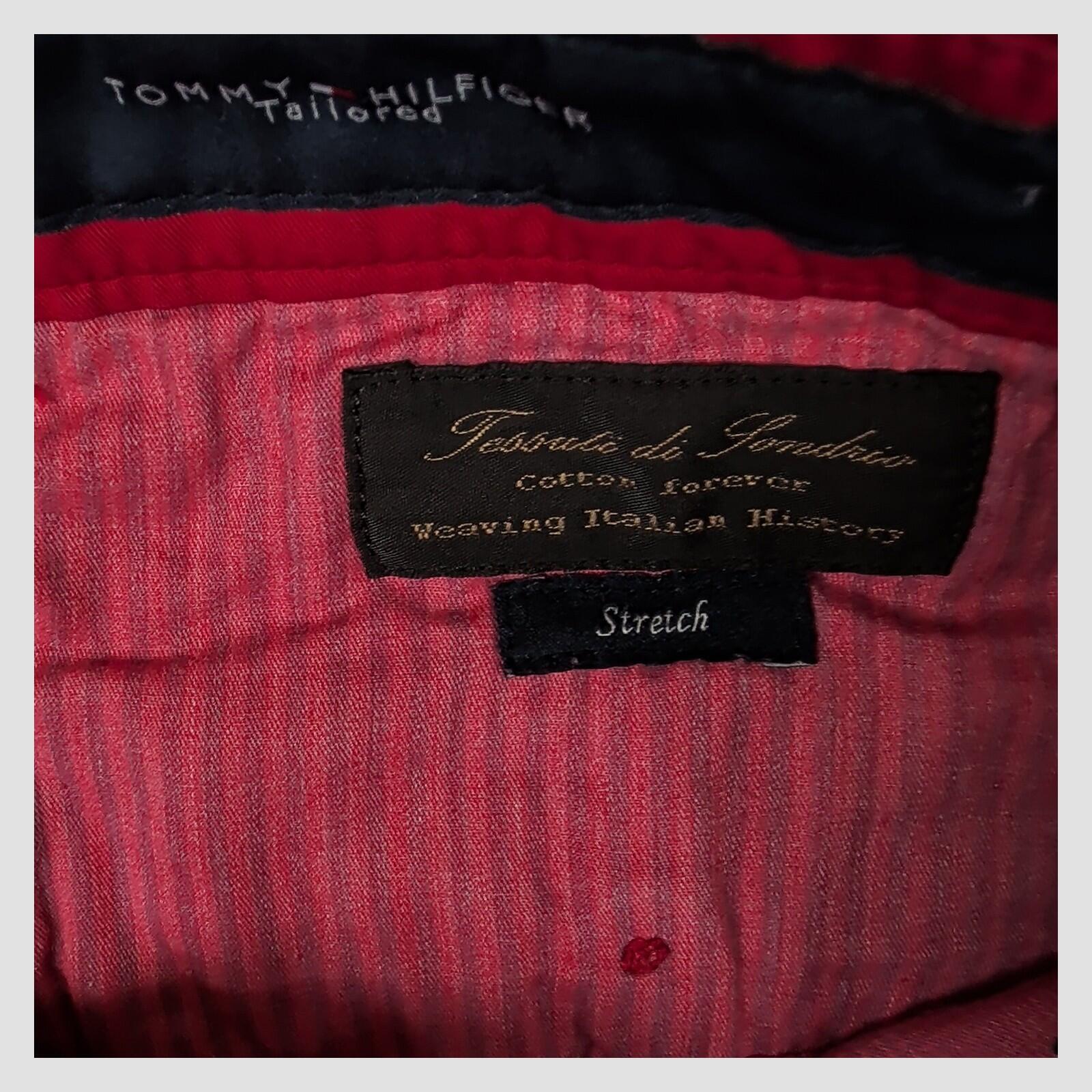 Tommy Hilfiger Tailored Red Chino Trousers Mens EU46 Slim Fit by Tommy Hilfiger – chino | RewearableUK