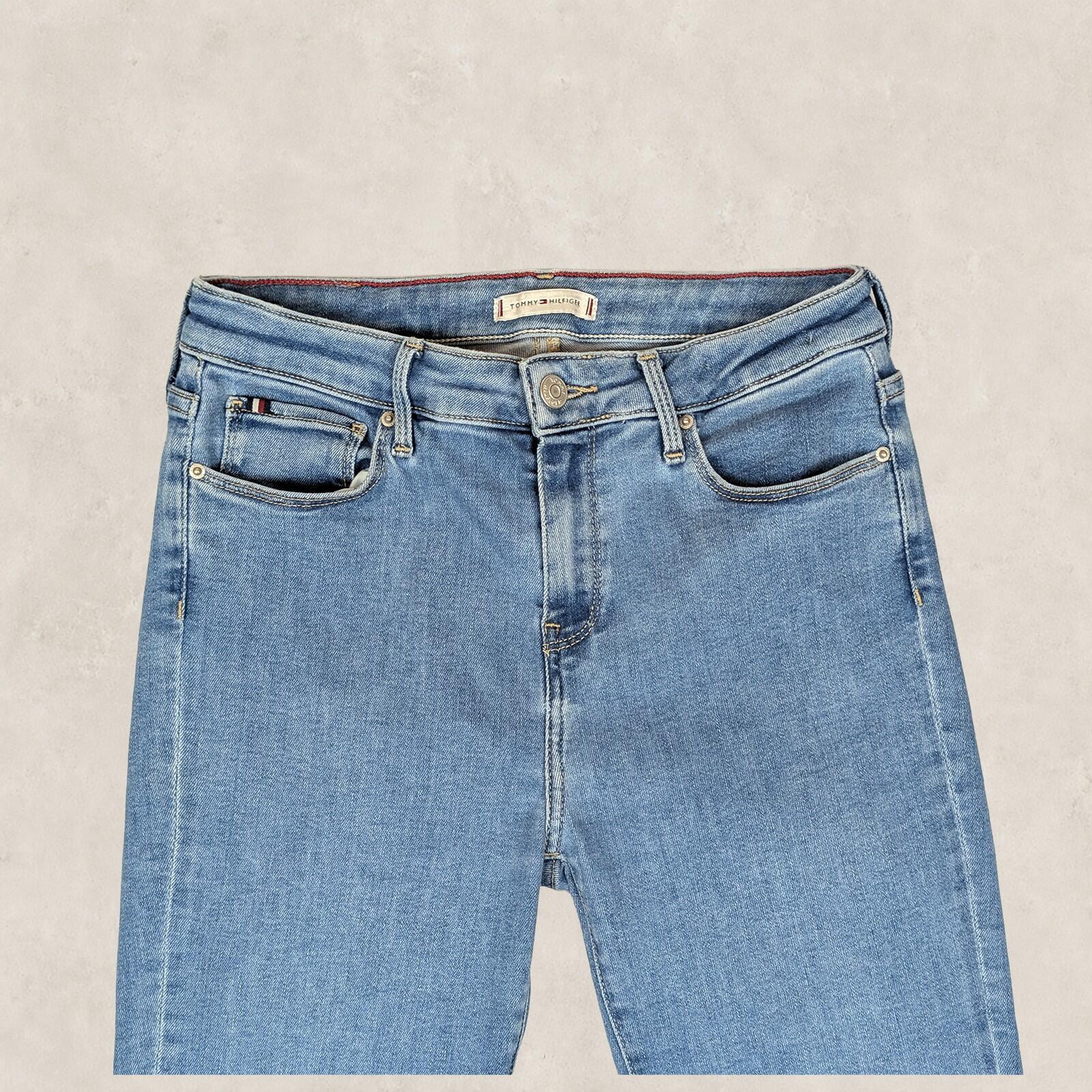 tommy hilfiger th flex como skinny womens blue wash denim jeans size w29 l30 by Tommy Hilfiger – JEANS | RewearableUK