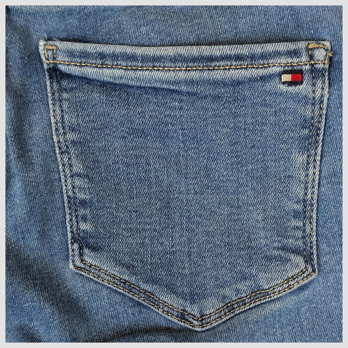 tommy hilfiger th flex como skinny womens blue wash denim jeans size w29 l30 by Tommy Hilfiger – JEANS | RewearableUK