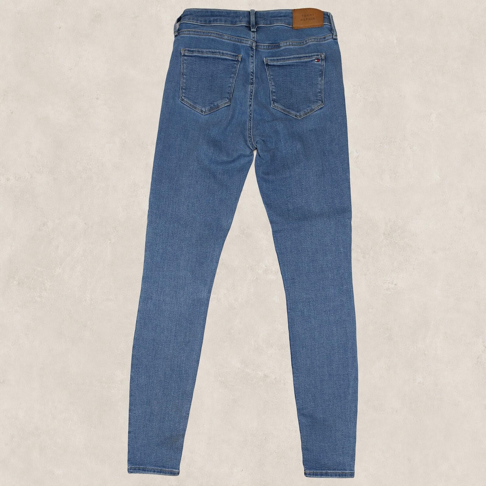 tommy hilfiger th flex como skinny womens blue wash denim jeans size w29 l30 by Tommy Hilfiger – JEANS | RewearableUK
