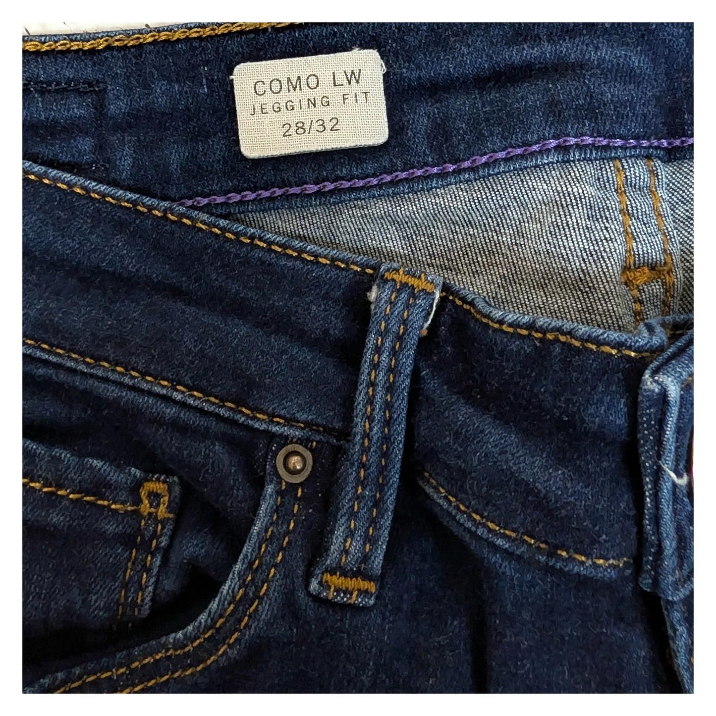 tommy hilfiger women size w28 l32 dark blue indigo como lw jegging fit jeans by Tommy Hilfiger – | RewearableUK