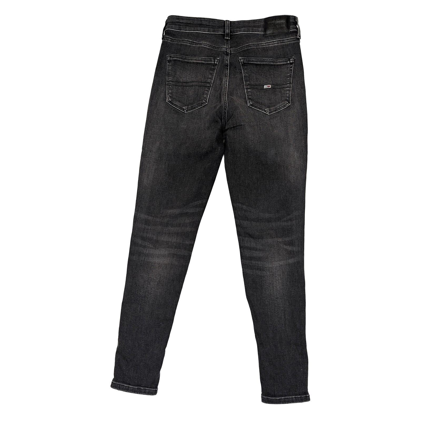 tommy hilfiger women size w28 l32 grey black nora skinny mid rise jeans by Tommy Hilfiger – | RewearableUK