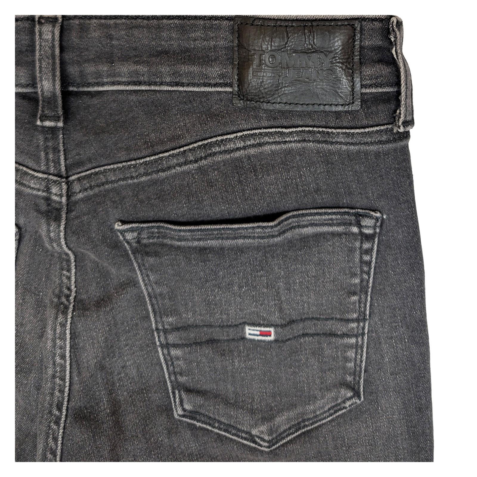 tommy hilfiger women size w28 l32 grey black nora skinny mid rise jeans by Tommy Hilfiger – | RewearableUK