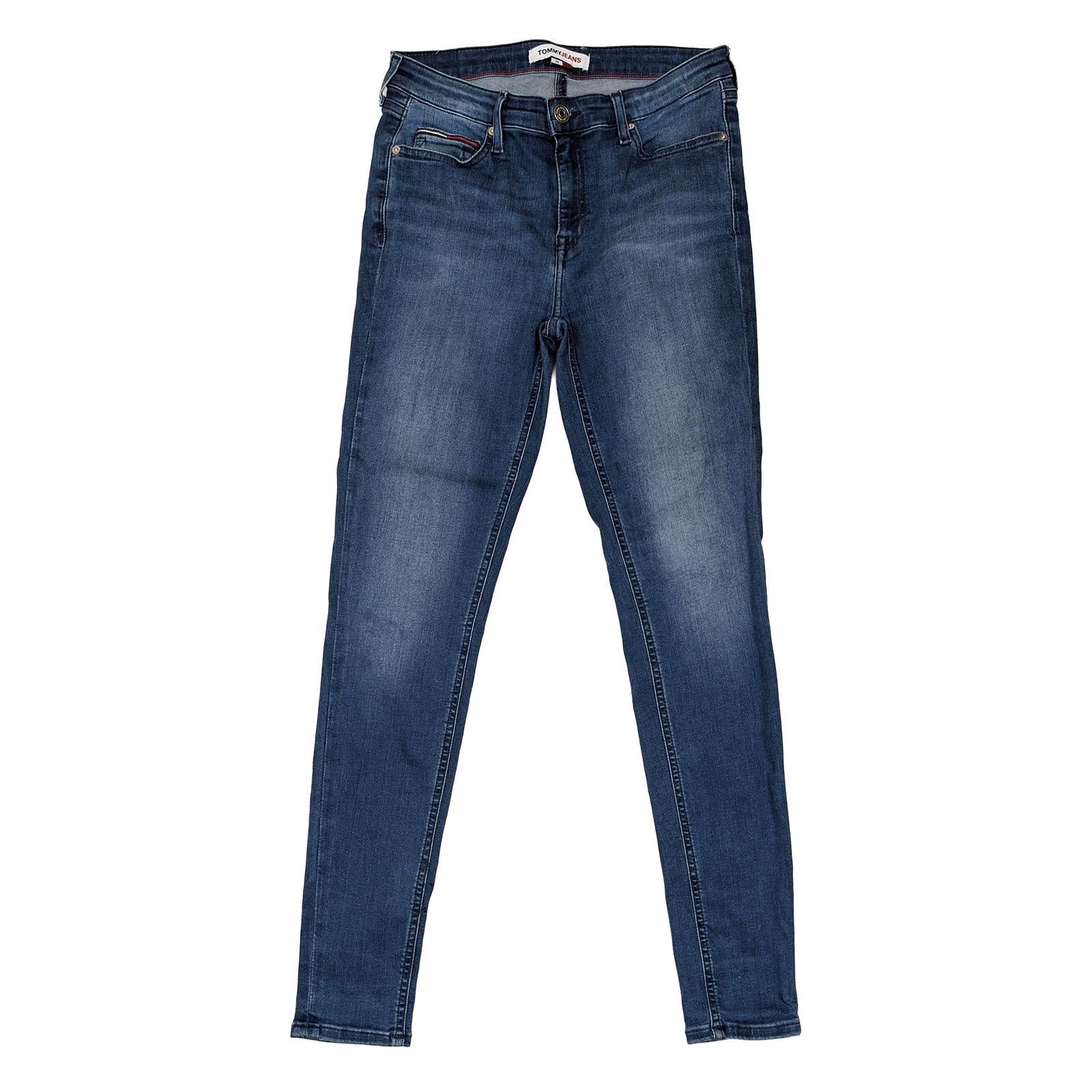 tommy hilfiger women size w29 l30 blue nora mid rise skinny fit denim jeans by Tommy Hilfiger – | RewearableUK