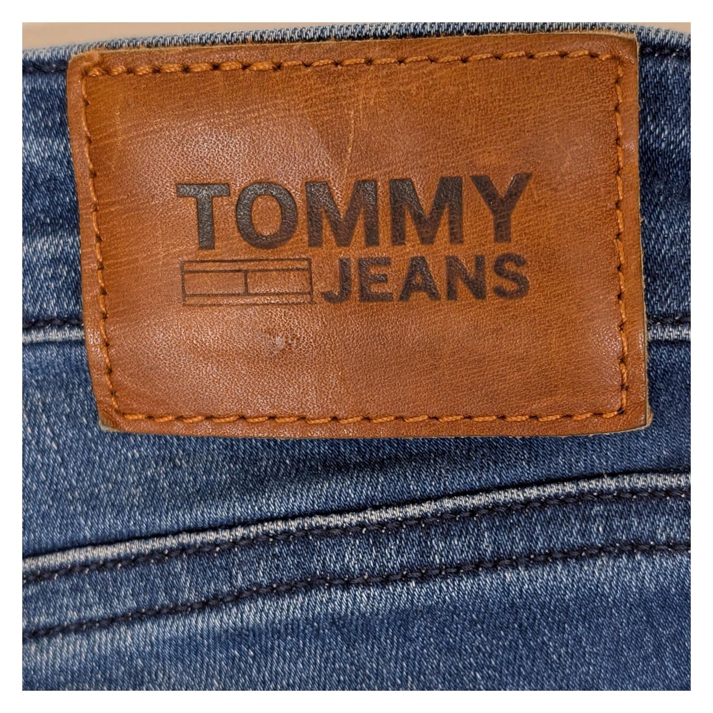 tommy hilfiger women size w29 l30 blue nora mid rise skinny fit denim jeans by Tommy Hilfiger – | RewearableUK