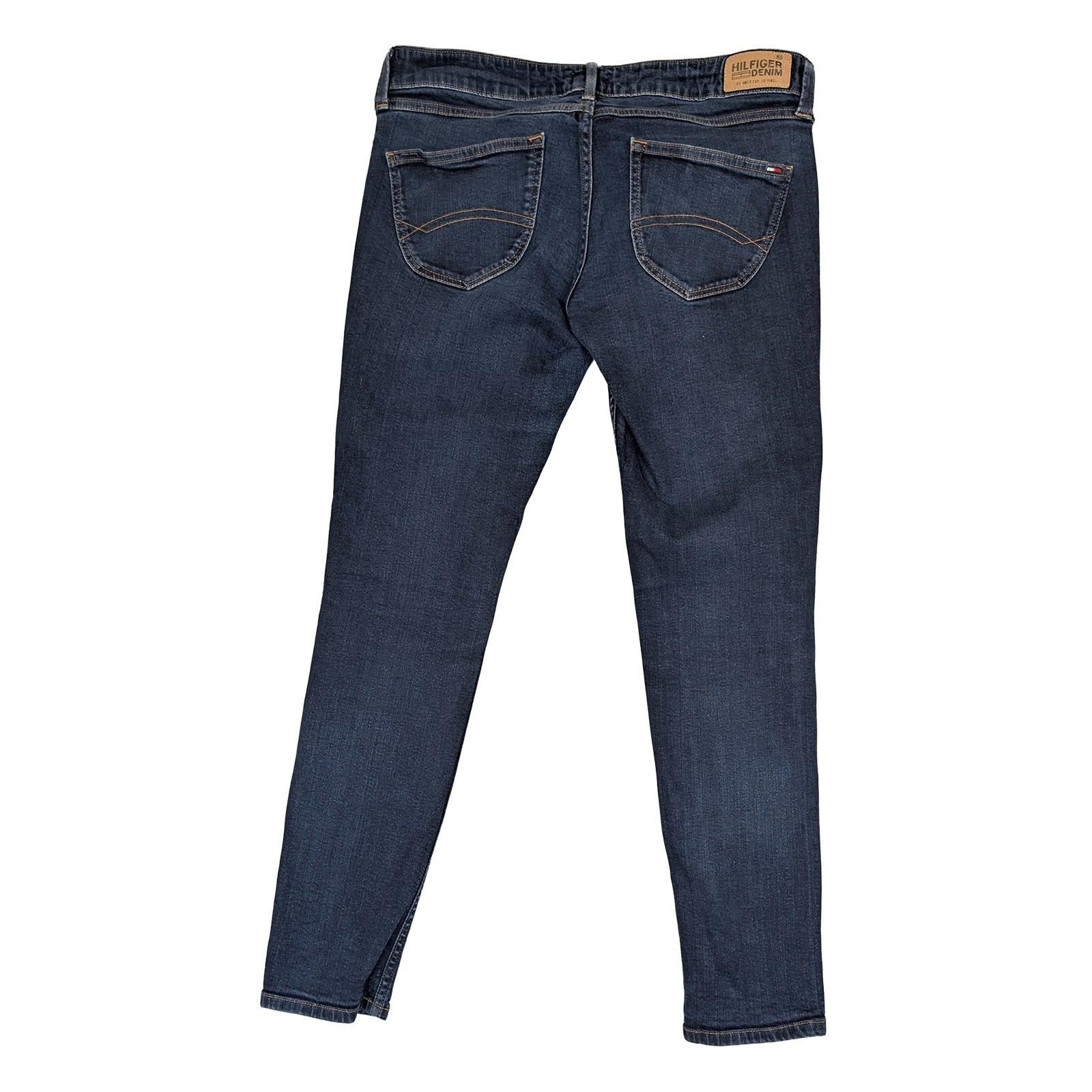tommy hilfiger women size w31 l30 dark blue skinny slim stretch denim jeans by Tommy Hilfiger – | RewearableUK