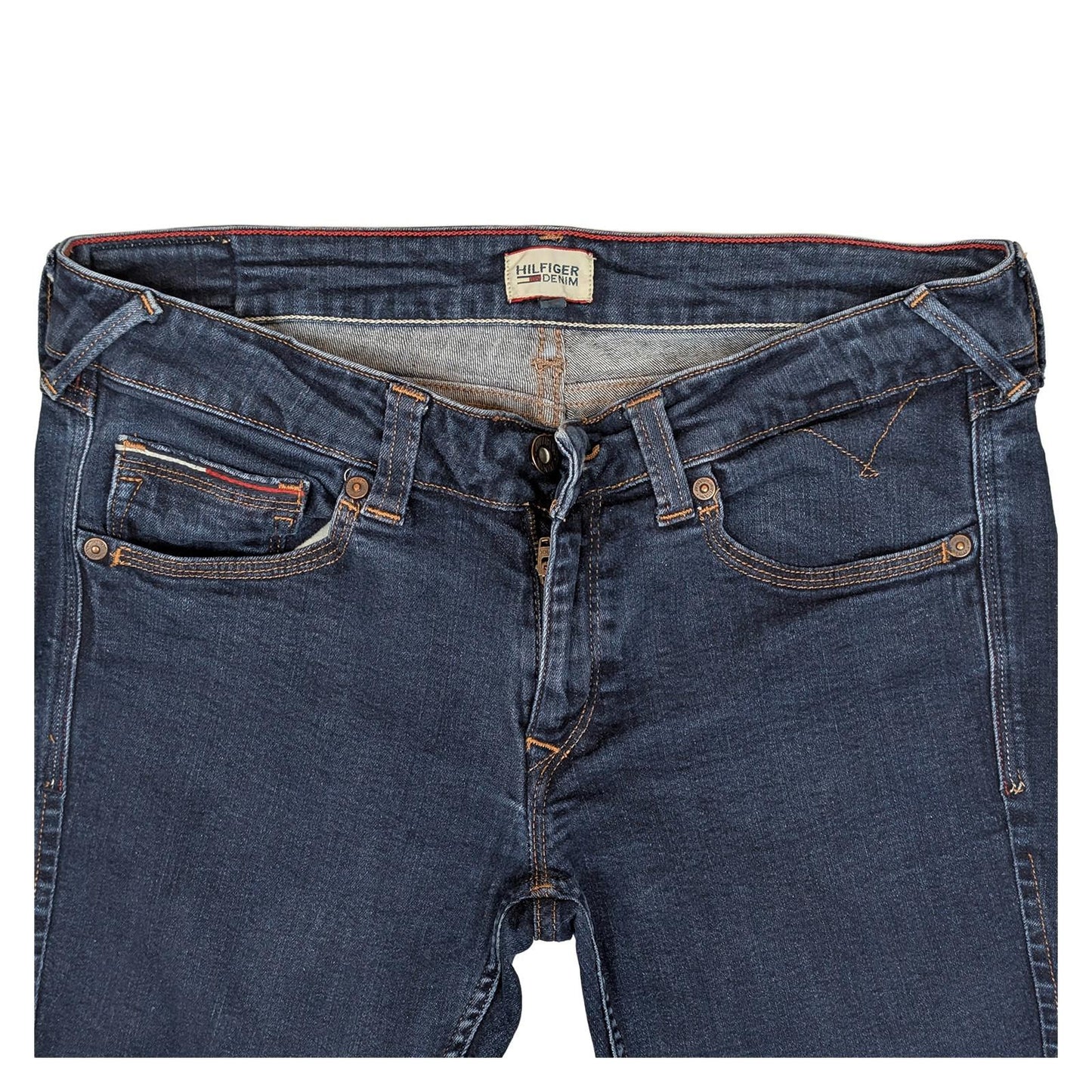 tommy hilfiger women size w31 l30 dark blue skinny slim stretch denim jeans by Tommy Hilfiger – | RewearableUK