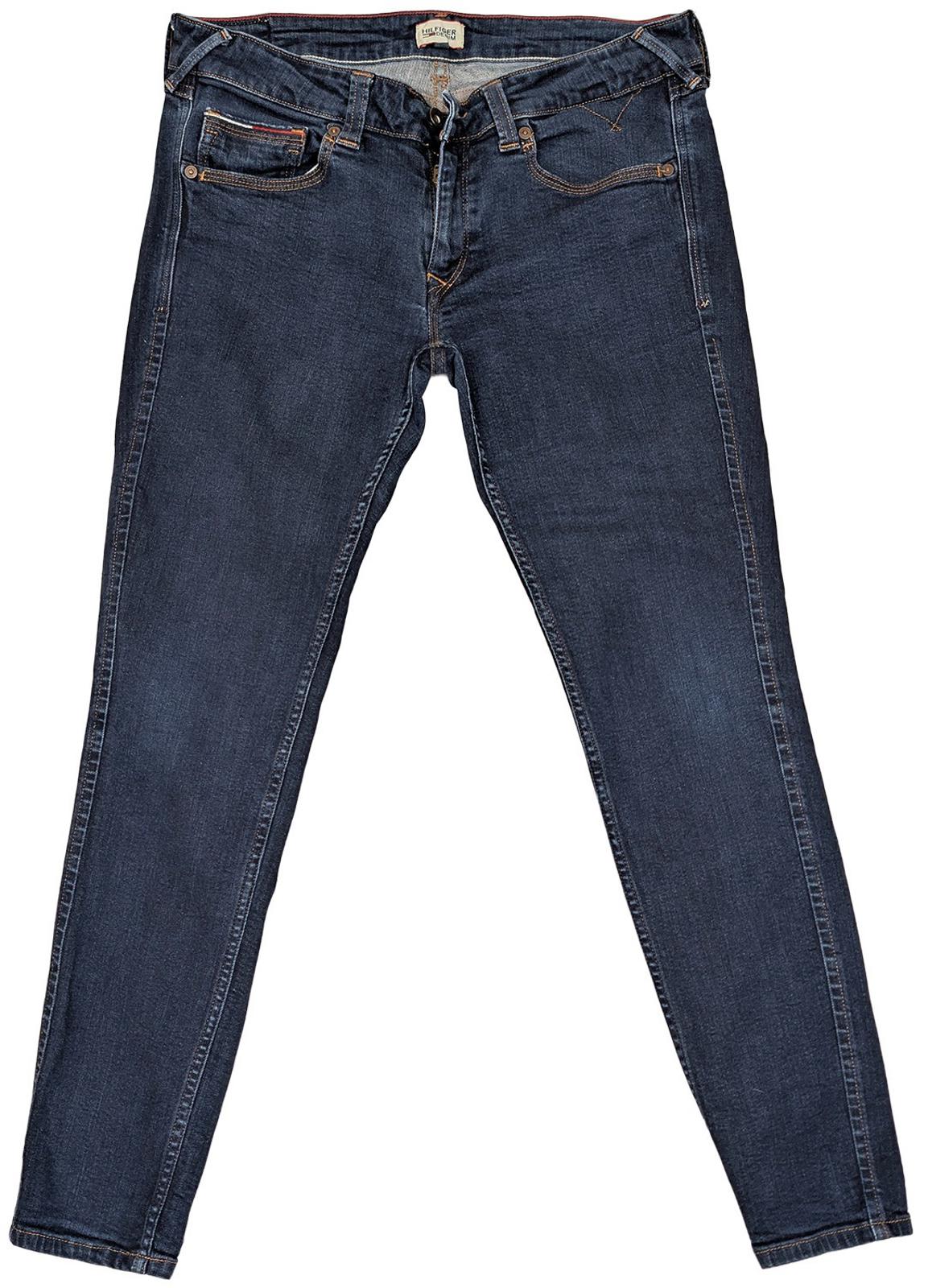 tommy hilfiger women size w31 l30 dark blue skinny slim stretch denim jeans by Tommy Hilfiger – | RewearableUK