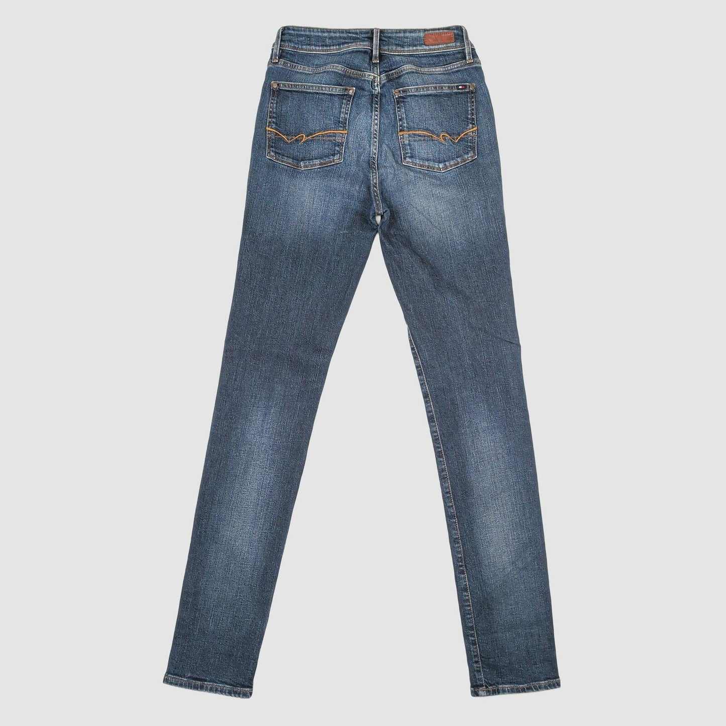 tommy hilfiger womens absolute blue paris hw slim skinny jeans size w28 l34 by Tommy Hilfiger – JEANS | RewearableUK