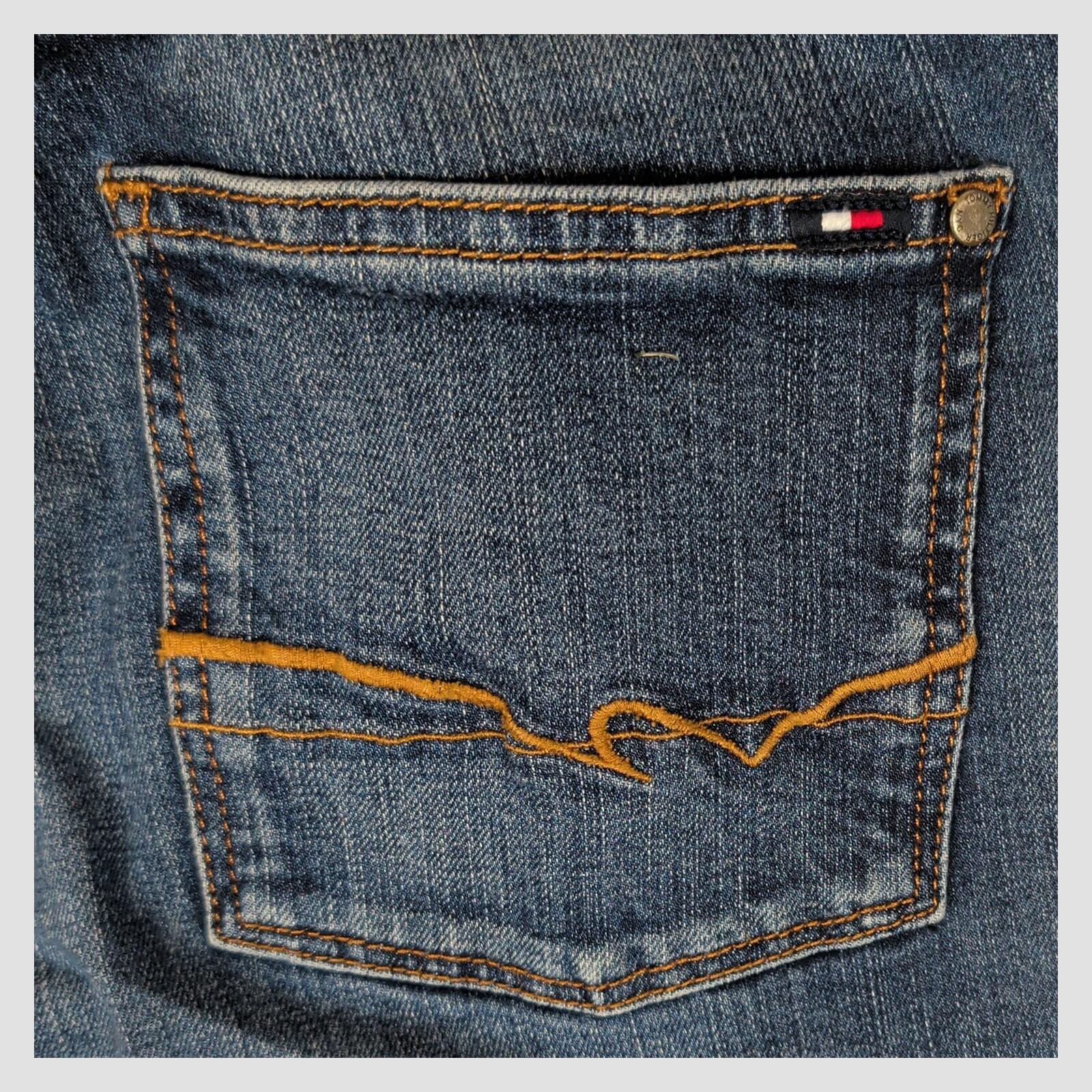 tommy hilfiger womens absolute blue paris hw slim skinny jeans size w28 l34 by Tommy Hilfiger – JEANS | RewearableUK
