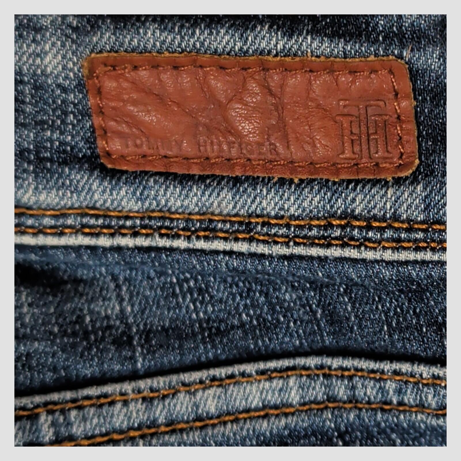 tommy hilfiger womens absolute blue paris hw slim skinny jeans size w28 l34 by Tommy Hilfiger – JEANS | RewearableUK