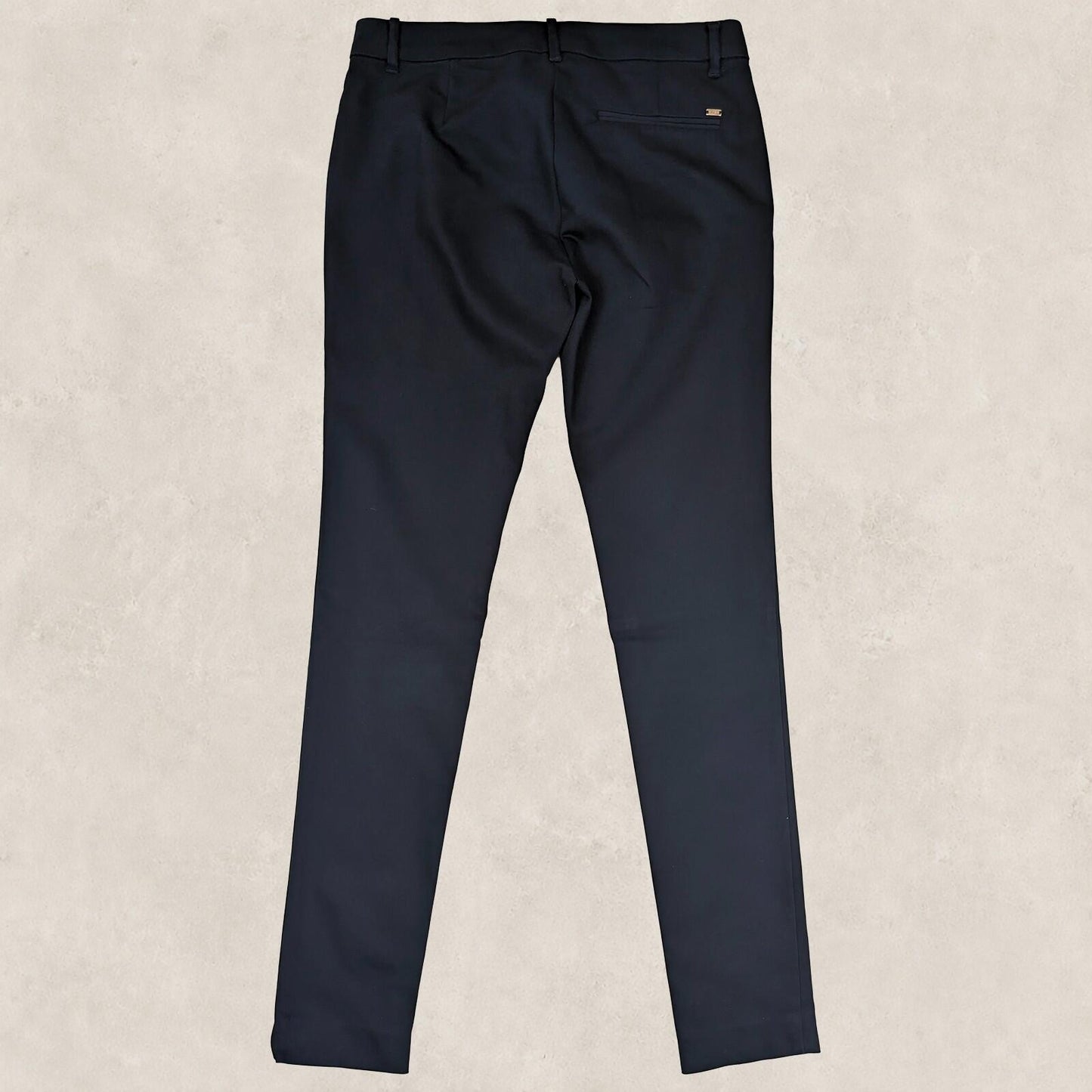 tommy hilfiger womens black smart slim fit trousers office work pants size 6 by Tommy Hilfiger – | RewearableUK