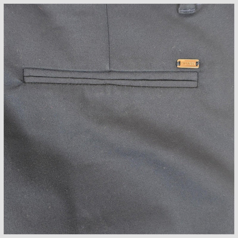 tommy hilfiger womens black smart slim fit trousers office work pants size 6 by Tommy Hilfiger – | RewearableUK
