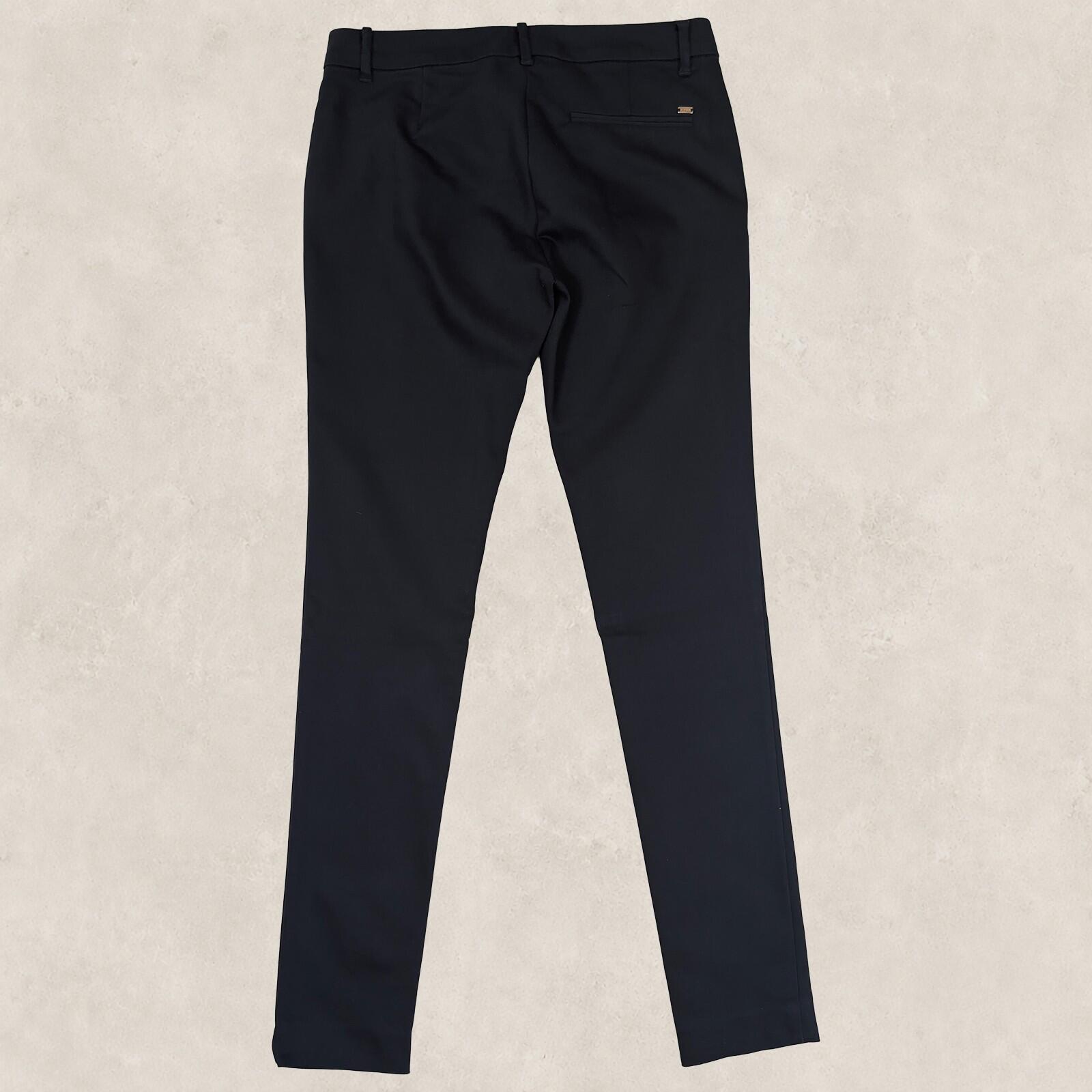 tommy hilfiger womens black smart slim fit trousers office work pants size 6 by Tommy Hilfiger – | RewearableUK