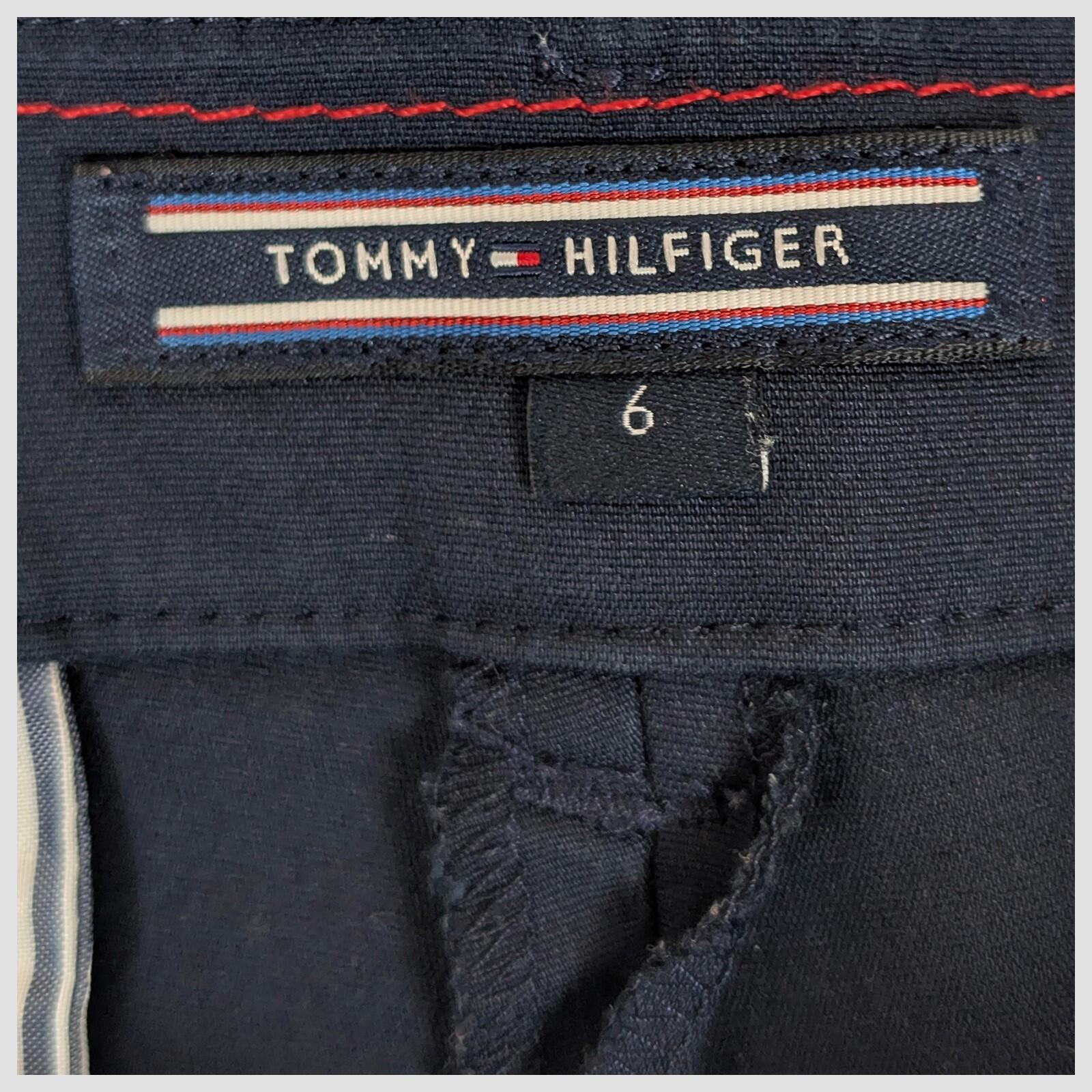 tommy hilfiger womens black smart slim fit trousers office work pants size 6 by Tommy Hilfiger – | RewearableUK