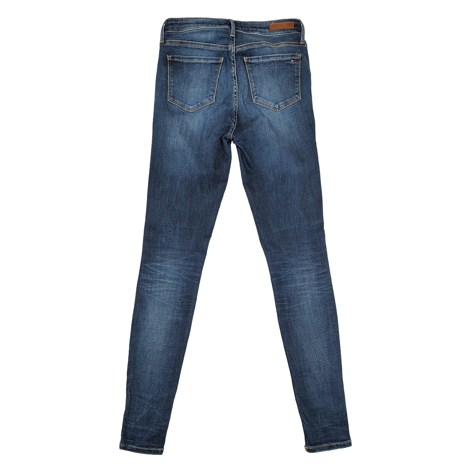 tommy hilfiger womens blue organic cotton stretch como skinny jeans 26 30 by Tommy Hilfiger – JEANS | RewearableUK