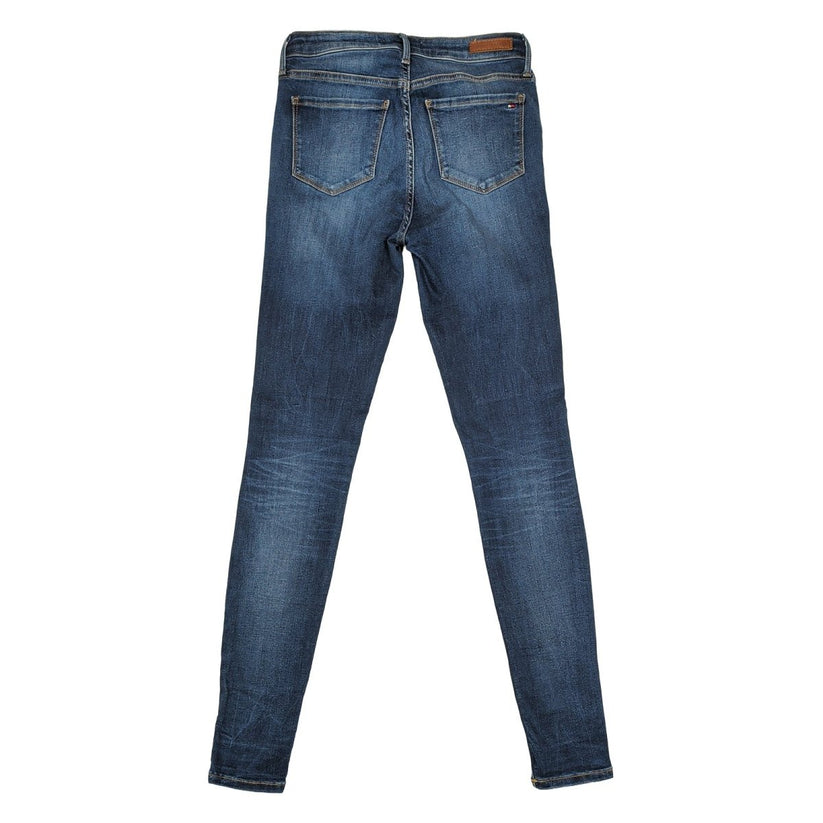 tommy hilfiger womens blue organic cotton stretch como skinny jeans 26 30 by Tommy Hilfiger – JEANS | RewearableUK