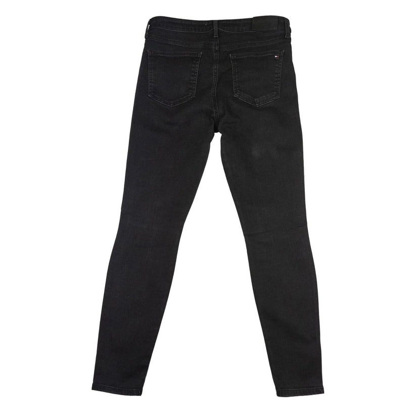 Tommy Hilfiger Women's Jeans W32 L30 Black Skinny Fit Stretch Lyocell Denim Pant by Tommy Hilfiger – | RewearableUK