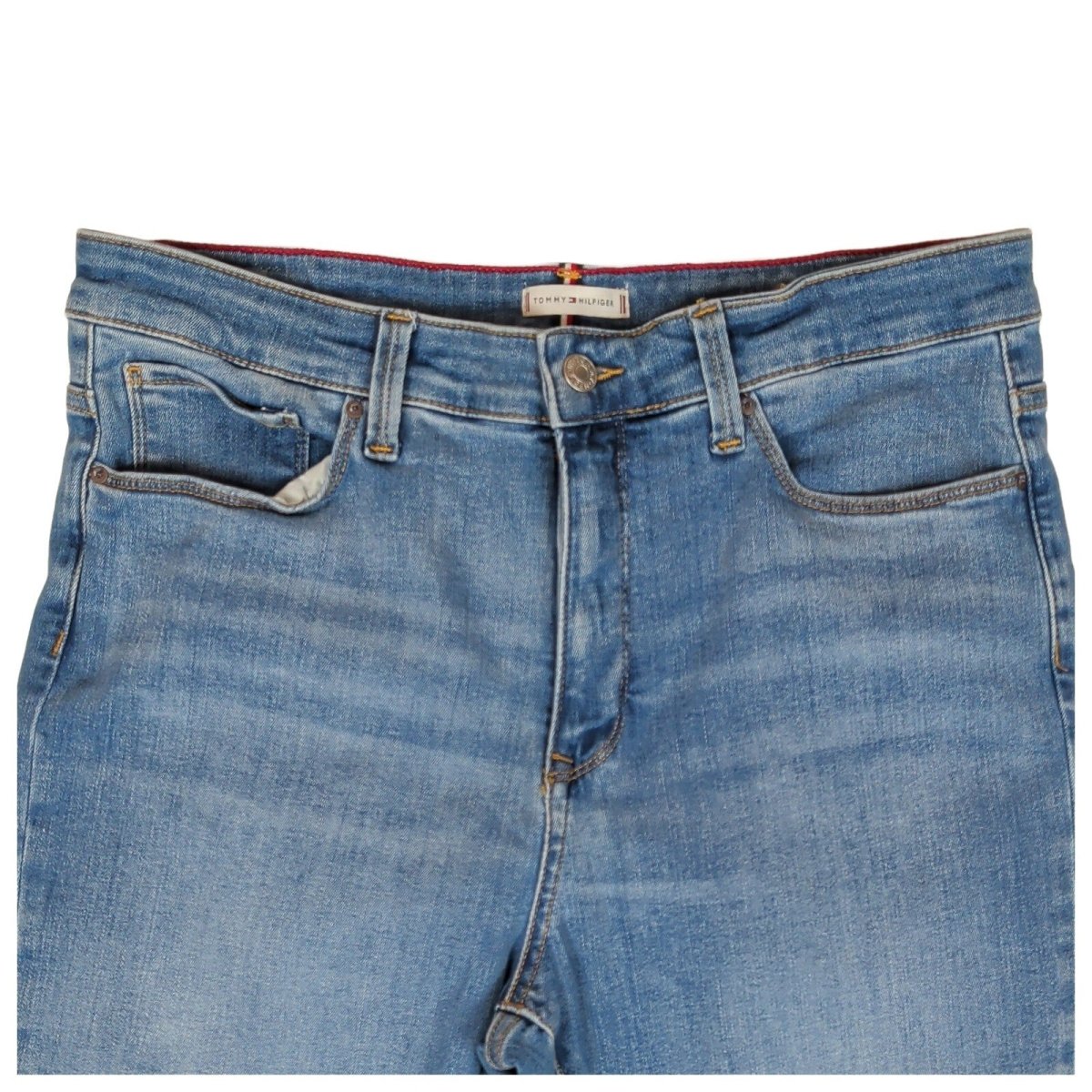 Tommy Hilfiger Women's Jeans W32 UK 14 Blue High Rise Super Skinny Denim – product photo 3 | RewearableUK