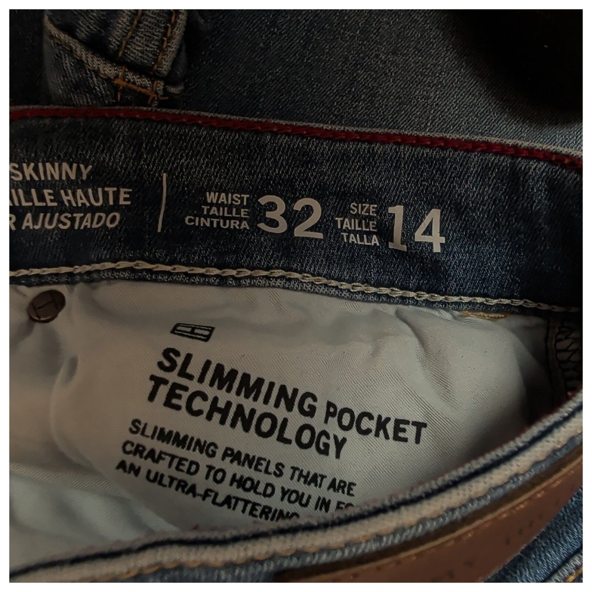 Tommy Hilfiger Women's Jeans W32 UK 14 Blue High Rise Super Skinny Denim – product photo 5 | RewearableUK