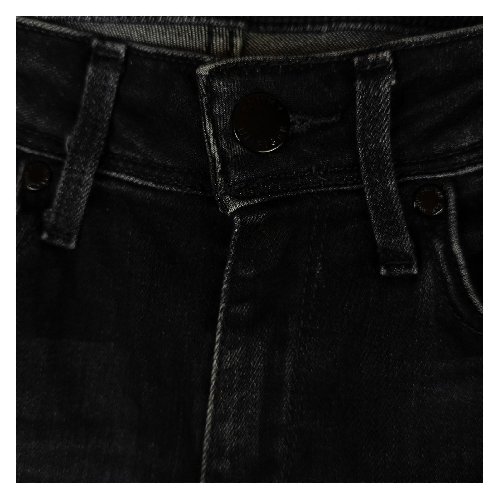Tommy Hilfiger Women's Paris High Waist Slim Jeans W26 L32 Washed Black Denim by Tommy Hilfiger – | RewearableUK
