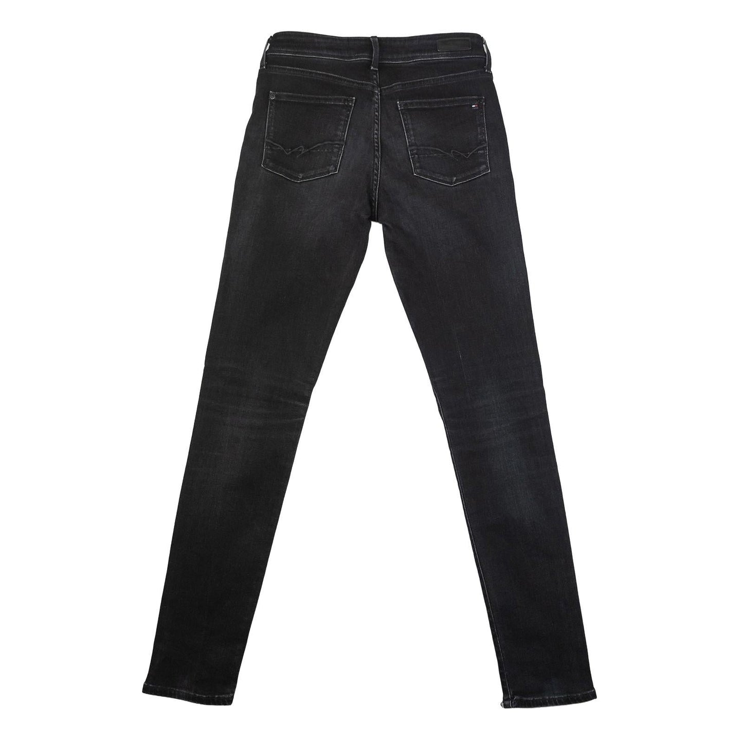 Tommy Hilfiger Women's Paris High Waist Slim Jeans W26 L32 Washed Black Denim by Tommy Hilfiger – | RewearableUK