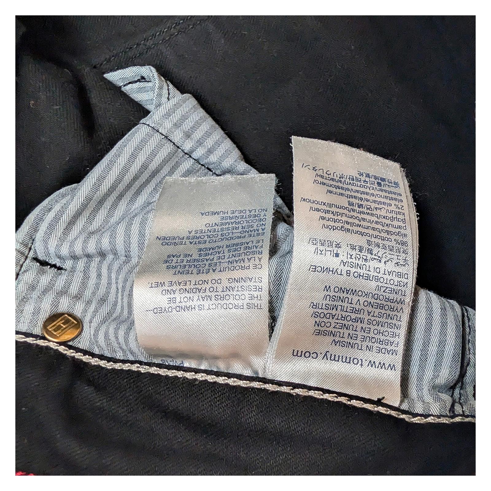 Tommy Hilfiger Women's Skinny Jeans W30 L30 Black Stretch Denim Authentic Logo by Tommy Hilfiger – | RewearableUK