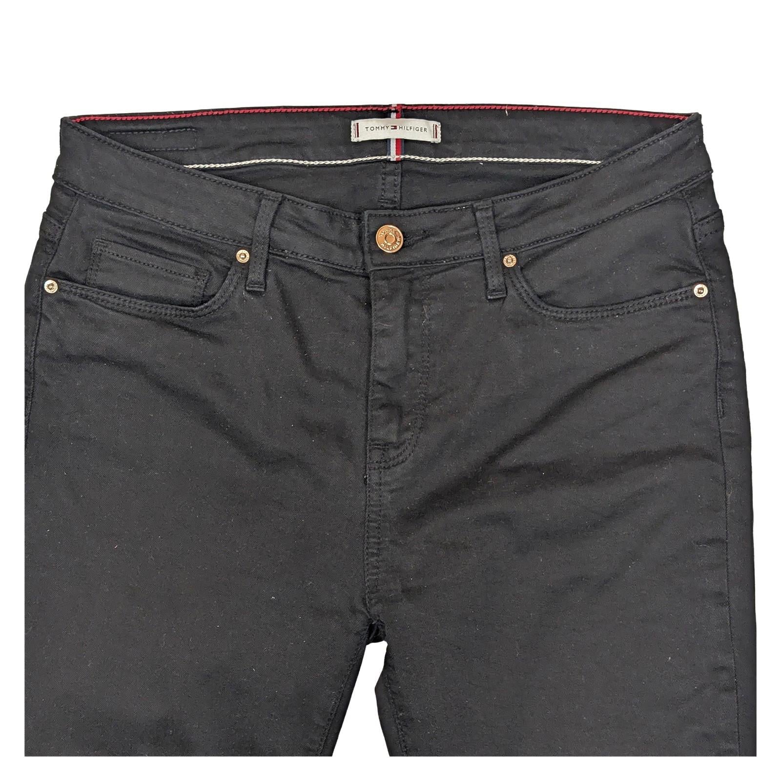Tommy Hilfiger Women's Skinny Jeans W30 L30 Black Stretch Denim Authentic Logo by Tommy Hilfiger – | RewearableUK