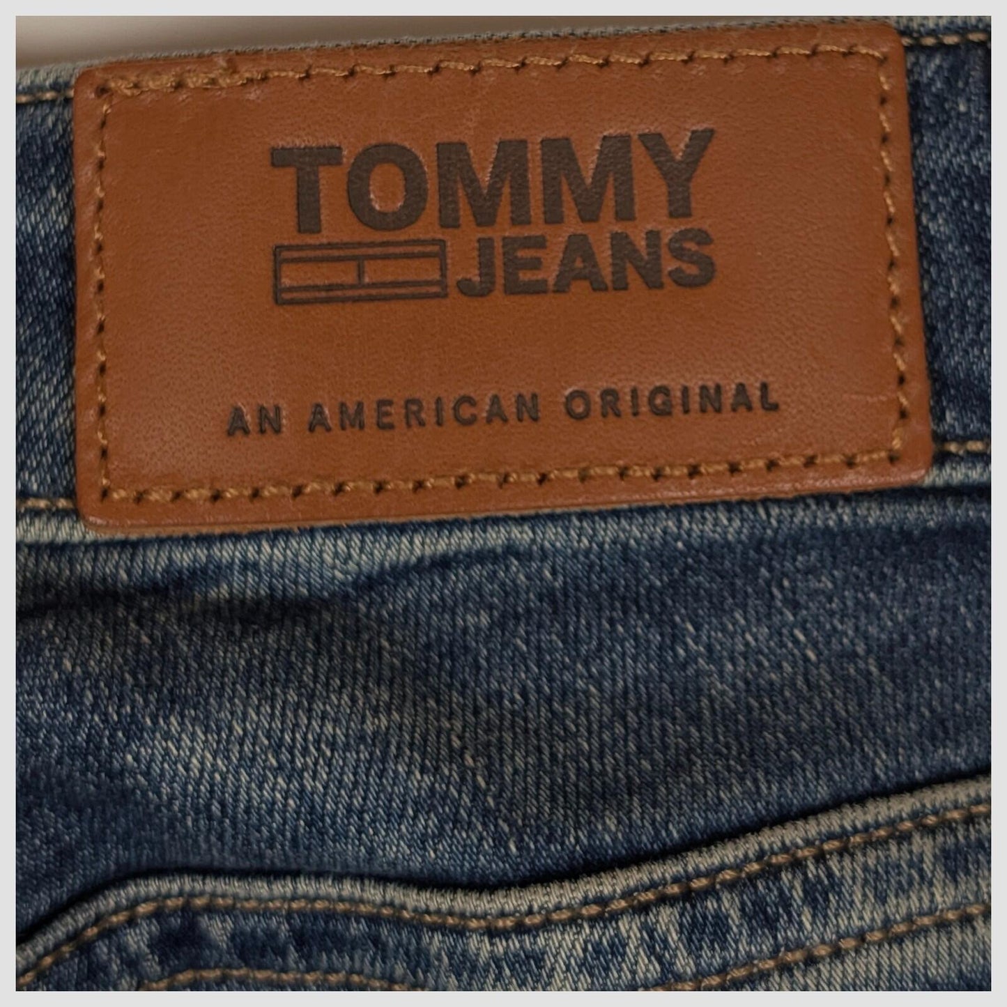 tommy jeans high rise skinny womens dark blue wash denim trousers w 24 l 32 by Tommy Hilfiger – | RewearableUK