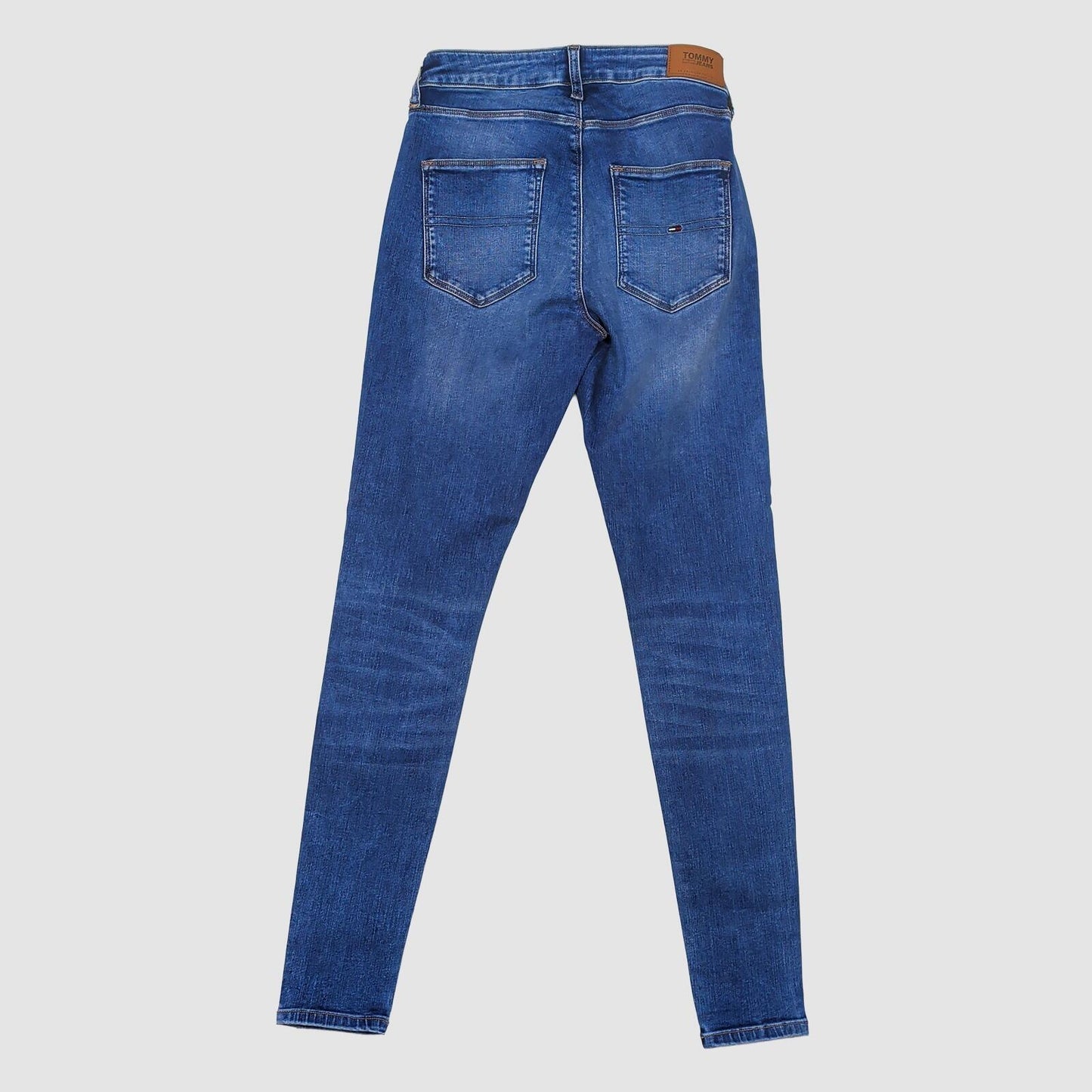 Tommy Jeans High Rise Super Skinny Blue Jeans W26 L30 Womens by Tommy Hilfiger – JEANS | RewearableUK