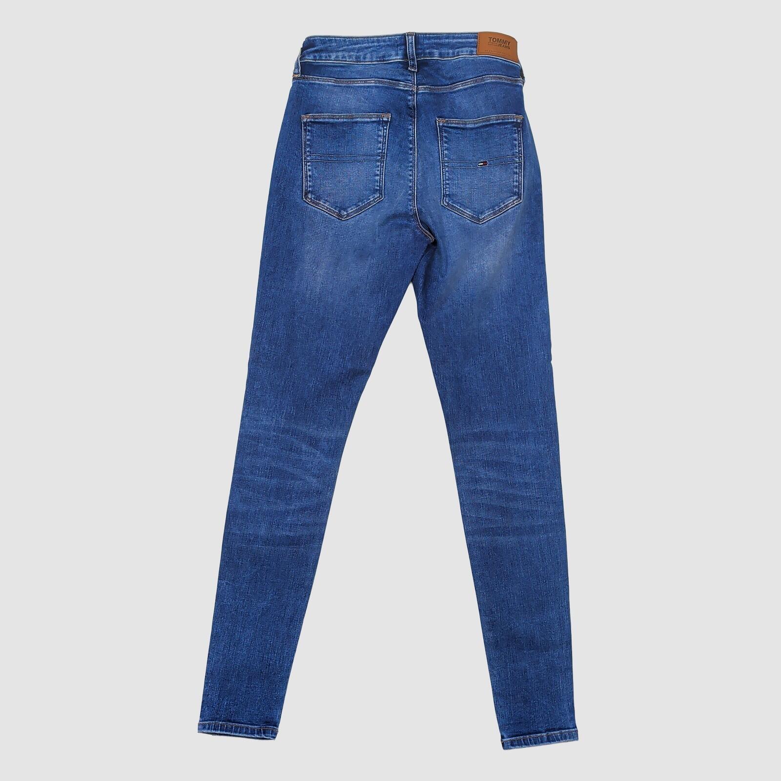 Tommy Jeans High Rise Super Skinny Blue Jeans W26 L30 Womens by Tommy Hilfiger – JEANS | RewearableUK