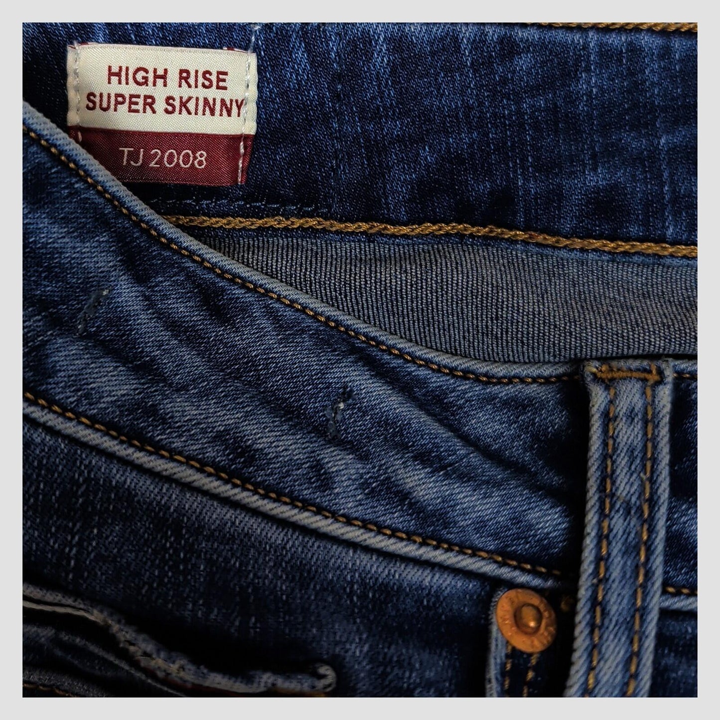 Tommy Jeans High Rise Super Skinny Blue Jeans W26 L30 Womens by Tommy Hilfiger – JEANS | RewearableUK