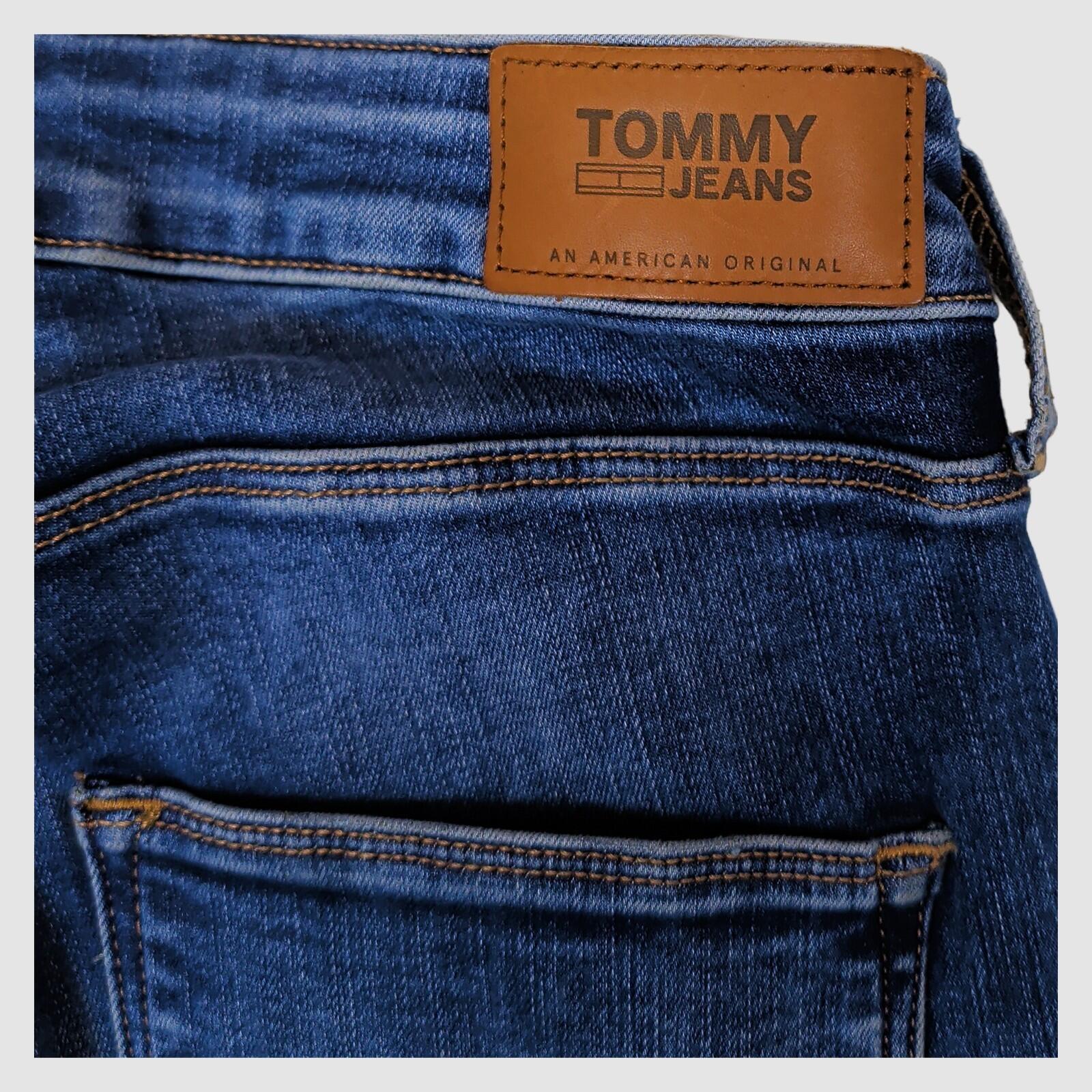Tommy Jeans High Rise Super Skinny Blue Jeans W26 L30 Womens by Tommy Hilfiger – JEANS | RewearableUK