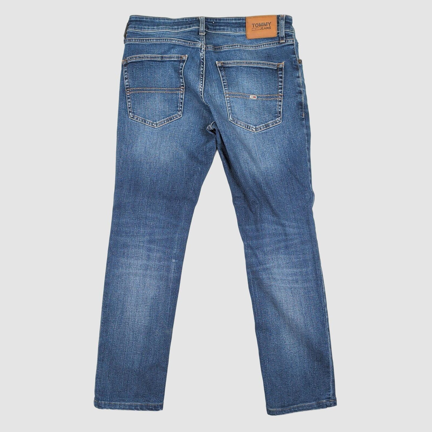 tommy jeans mens medium blue scanton slim fit stretch denim jeans w33 l30 by Tommy Hilfiger – JEANS | RewearableUK