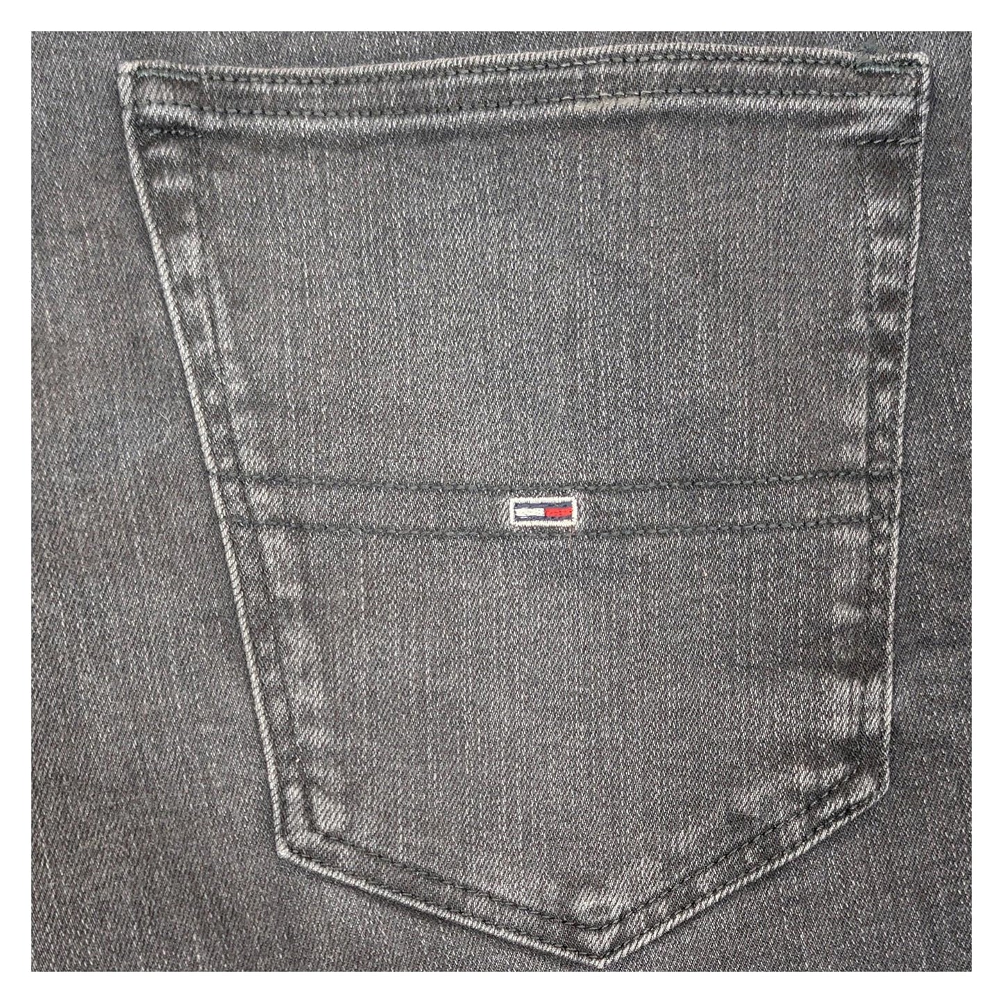 Tommy Jeans Men's Simon Skinny Jeans W36 L32 Grey Stretch Denim Flag Logo by Tommy Hilfiger – | RewearableUK